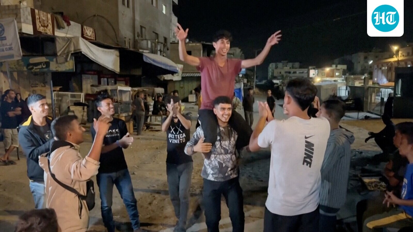 'End to the bloodshed': Palestinians in Gaza hail ceasefire deal between Israel, Hamas