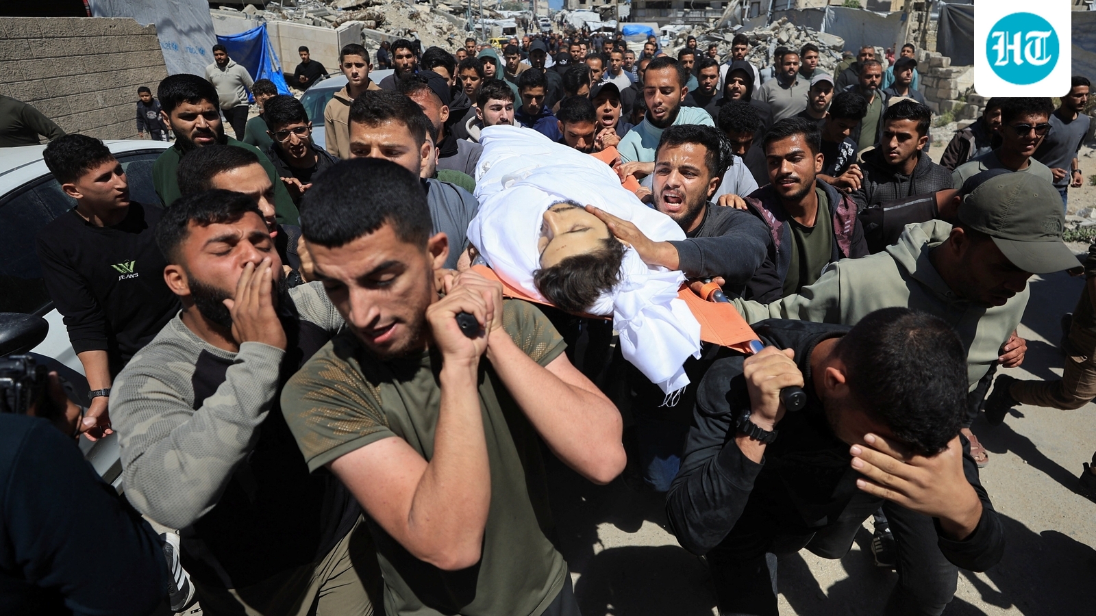 Israeli drone strike kills Palestinian siblings in a Gaza tent camp