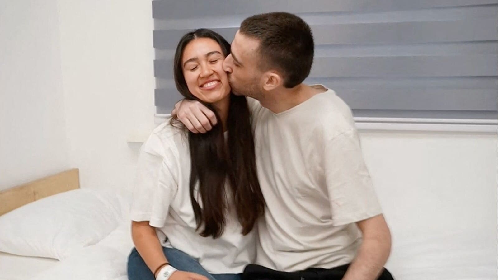 Israeli hostage couple reunites after Hamas captivity in Gaza