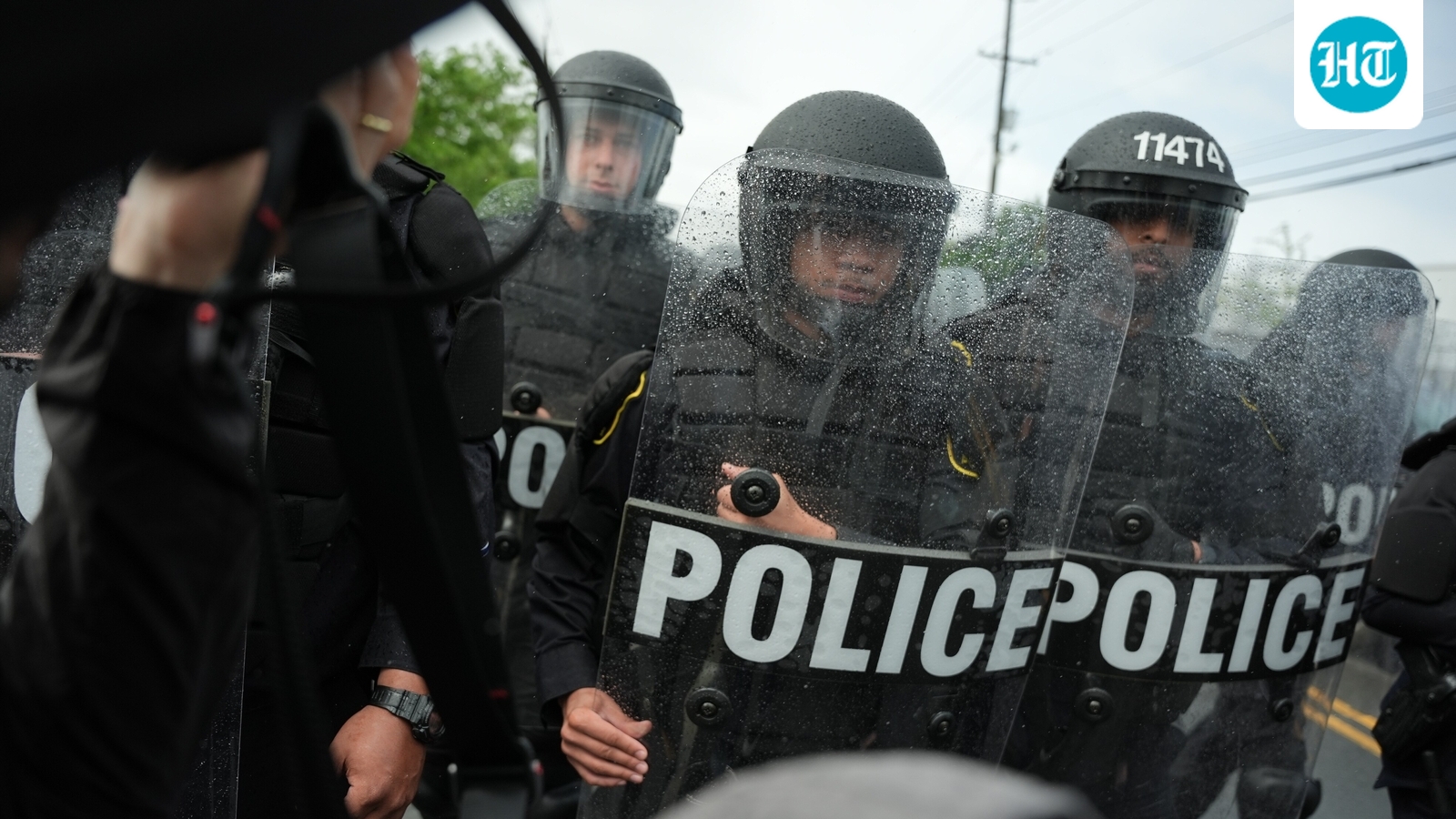 Newark ICE protests: Police deploy tear gas as demonstrators clash with authorities outside Delaney Hall