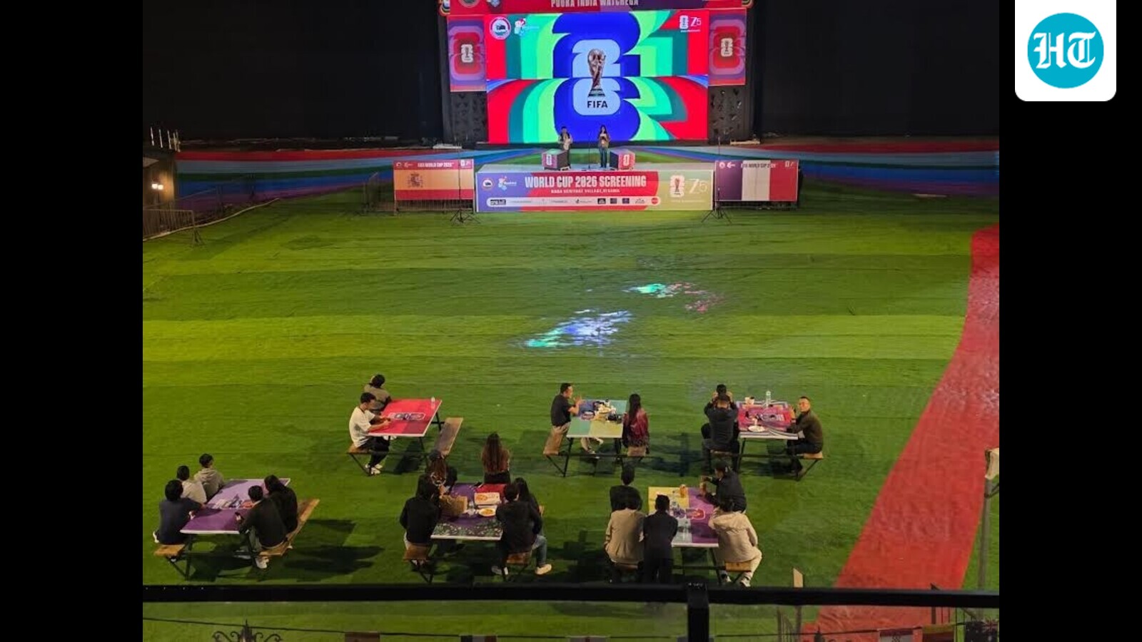 Nagaland celebrates the World Cup: Mass screenings, mini-tournaments, flags, cut-outs