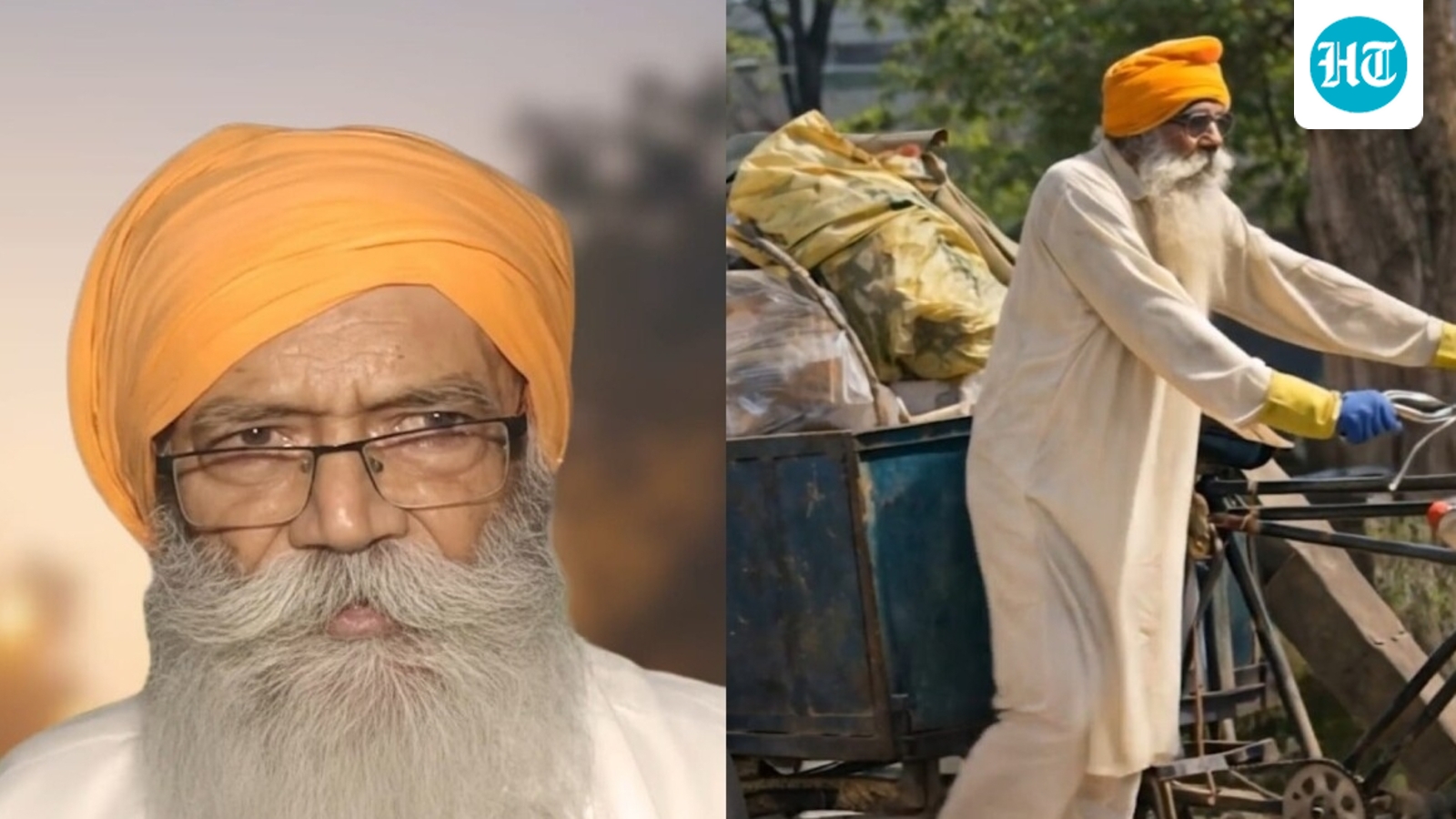 Ex-IPS Inderjit Sidhu, 88, on a mission to clean his city's streets by himself, gets Padma Shri