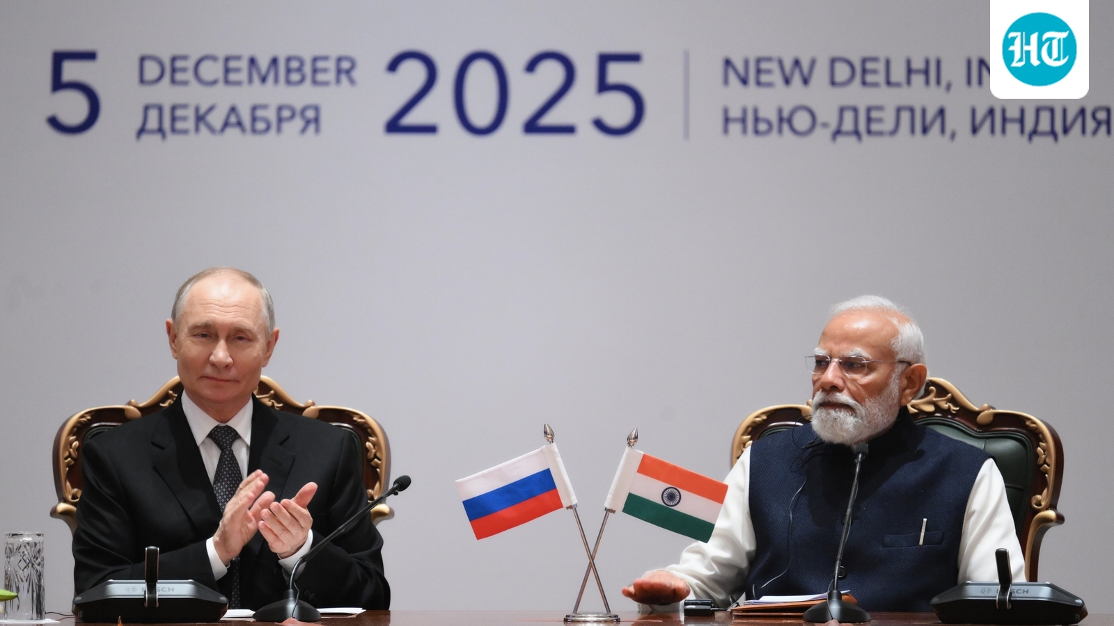 Putin India visit live: At Russia-India business forum, PM Modi calls for building EVs together