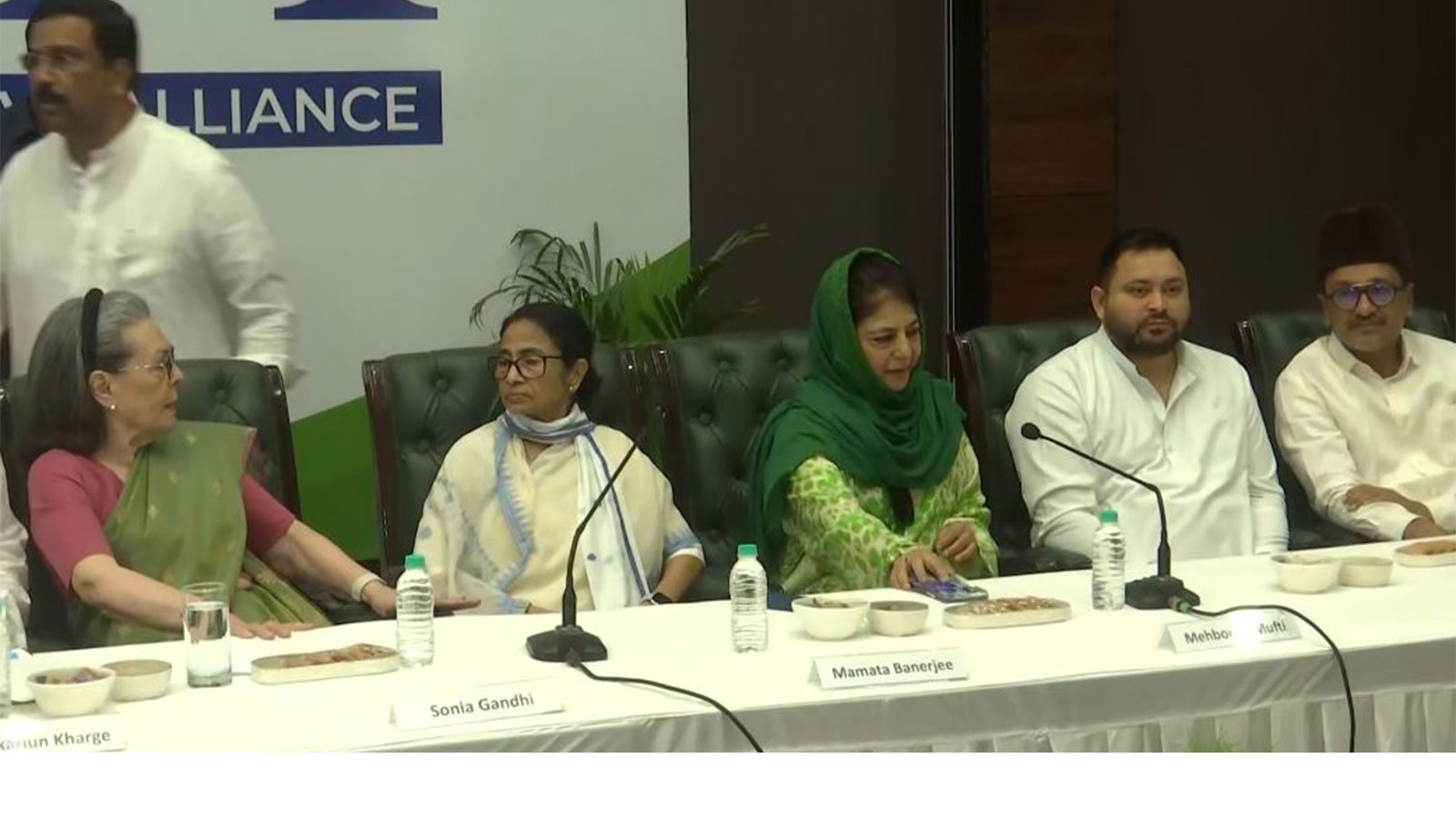 INDIA bloc meeting LIVE: India's foreign policy ‘compromised’, says Congress chief Mallikarjun Kharge at key meet