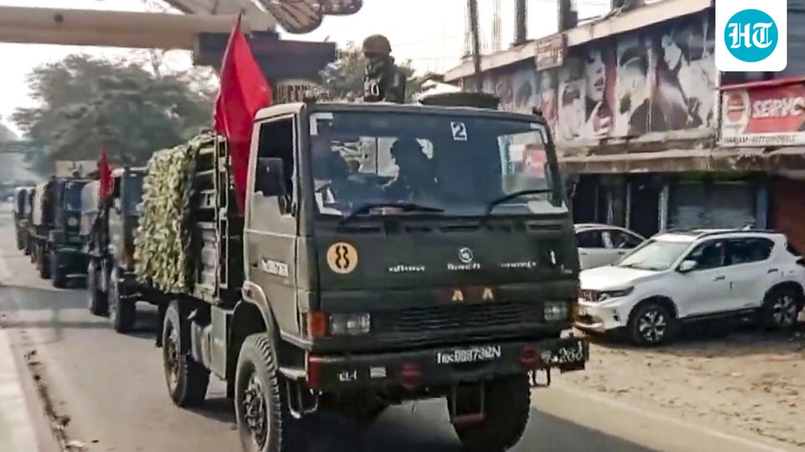 Army conducts flag march in Assam’s Kokrajhar, peace meeting held