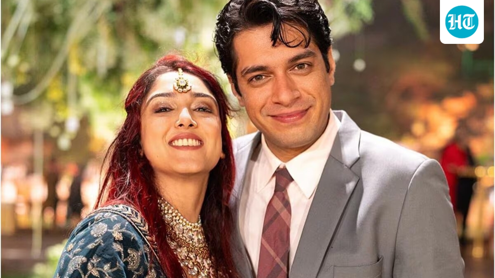 Ira Khan and Junaid Khan brave the rain as they attend dad Aamir Khan's wedding to Gauri Spratt. Watch