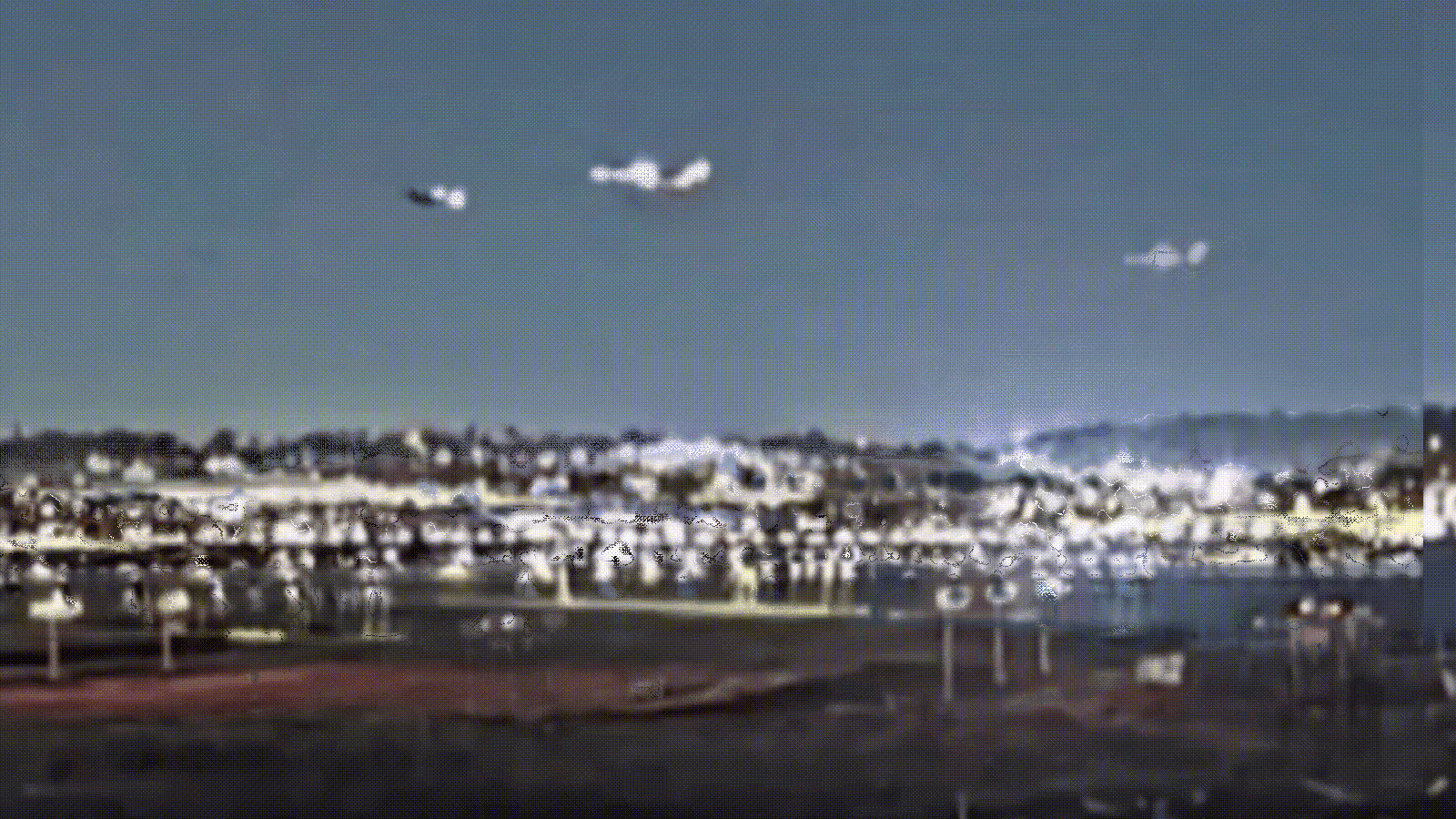 Video captures final moments of mid-air collision between American Airlines jet and Black Hawk helicopter that killed 67