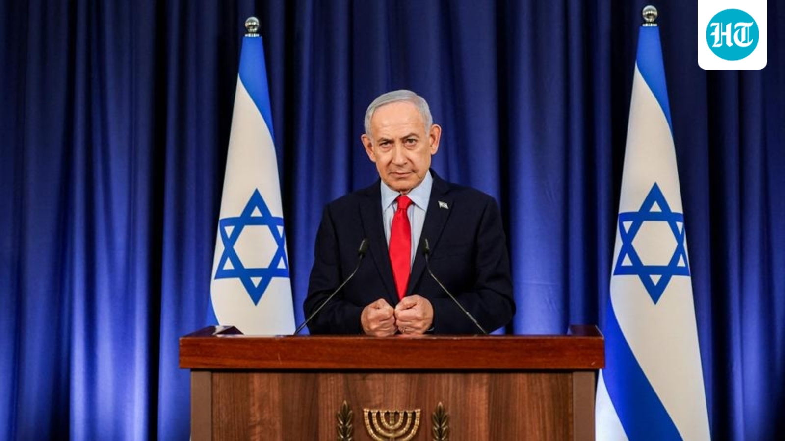 ‘Israel is fighting for you all’: Netanyahu urges global action as he visits missile strike site in Arad