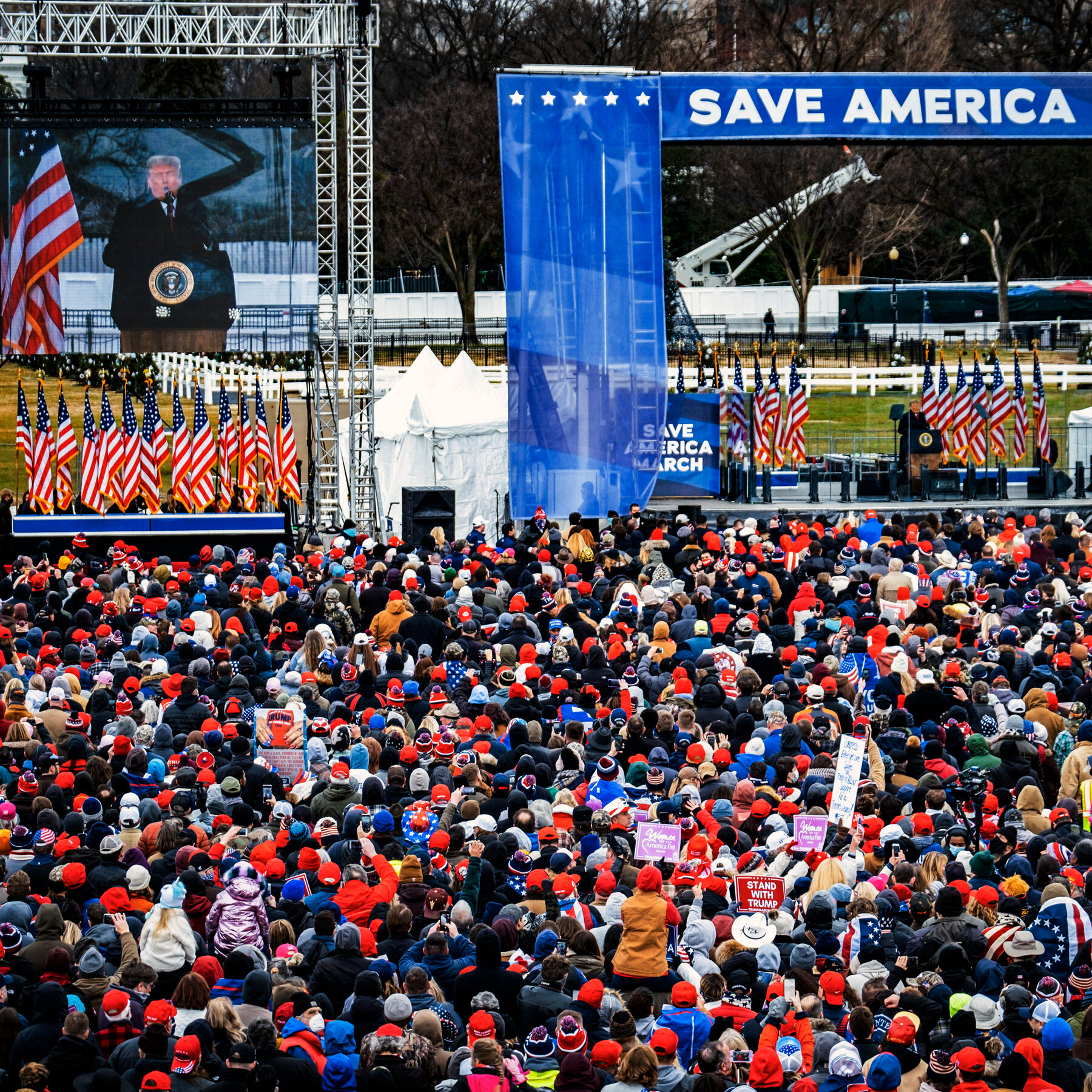 Firm That Planned Trump’s Jan. 6 Rally Received No-Bid Contracts