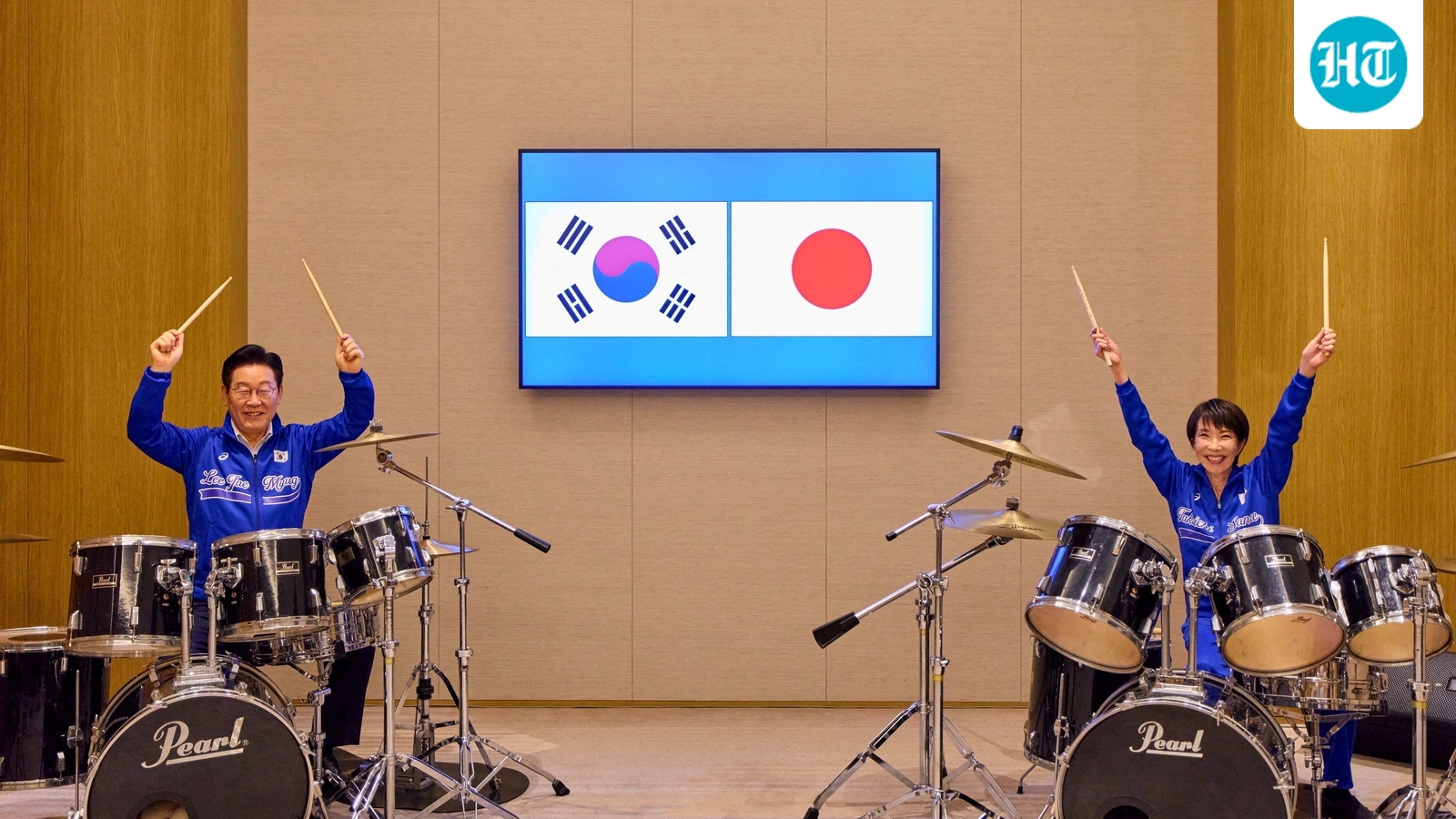 Dynamite to Golden: Japanese PM, South Korean president jam on drums to K-pop hits