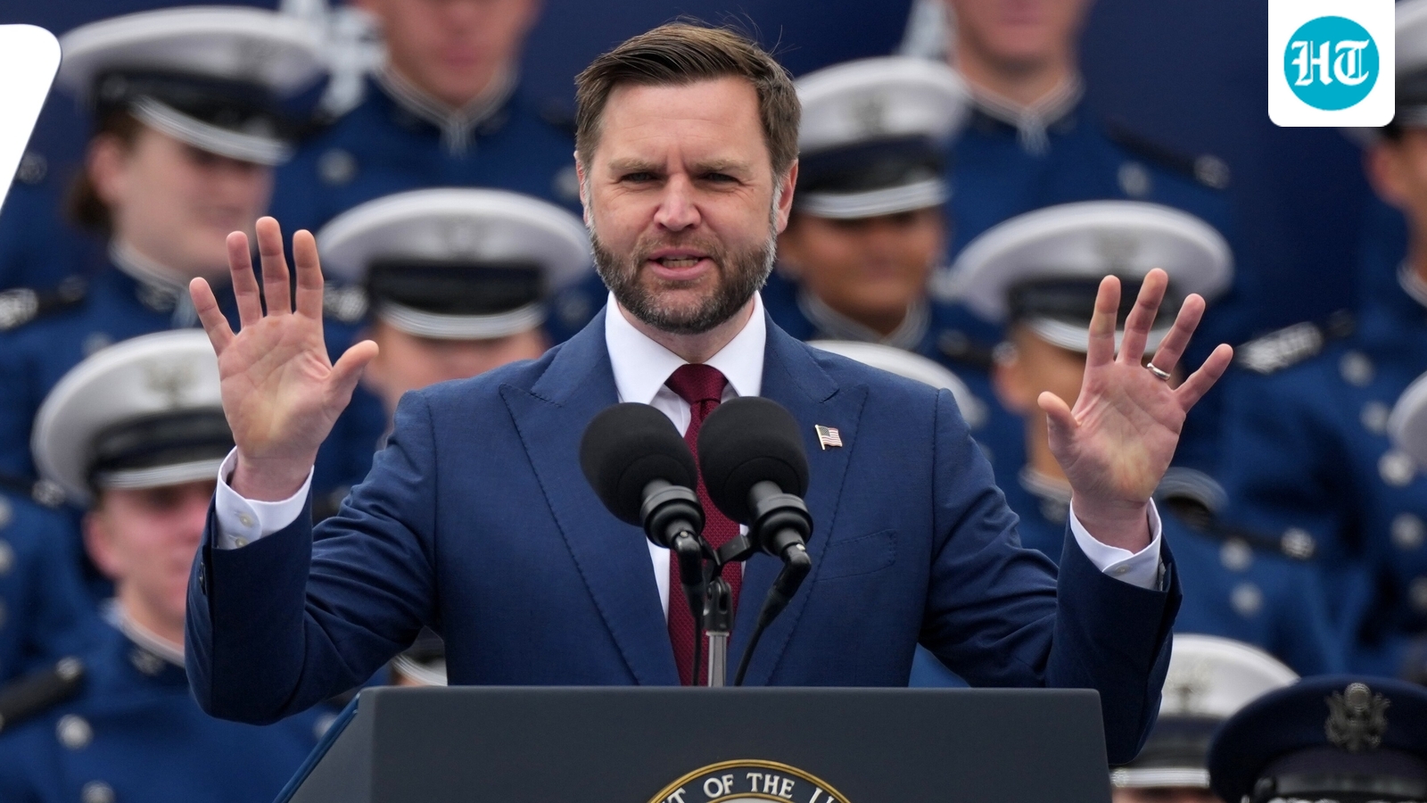JD Vance booed at Air Force Academy graduation. His response sparks row; ‘you can't…’