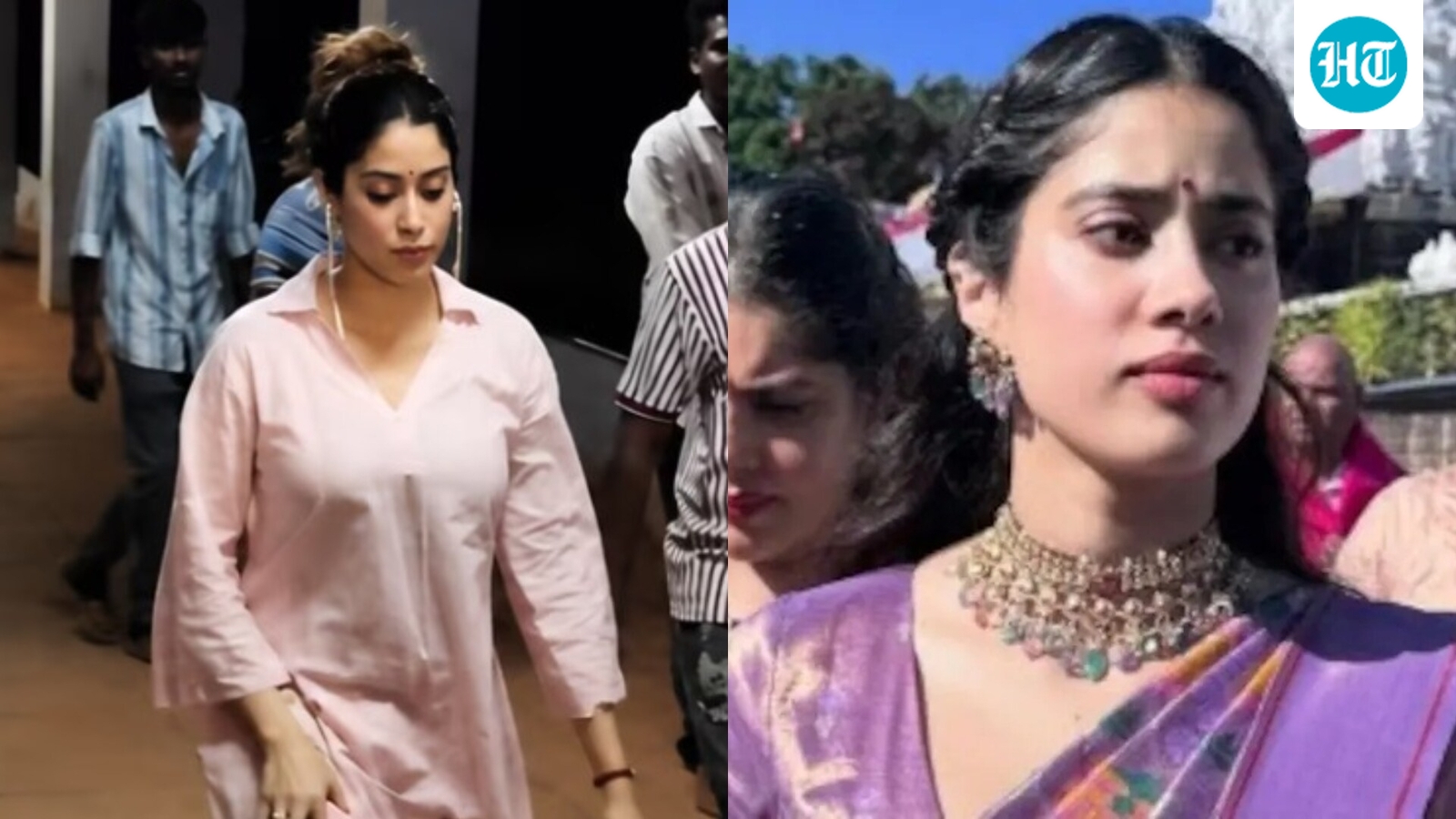 Janhvi Kapoor climbs 3,550 steps to Tirumala temple barefoot, seeks blessings for Ram Charan-starrer Peddi. Watch