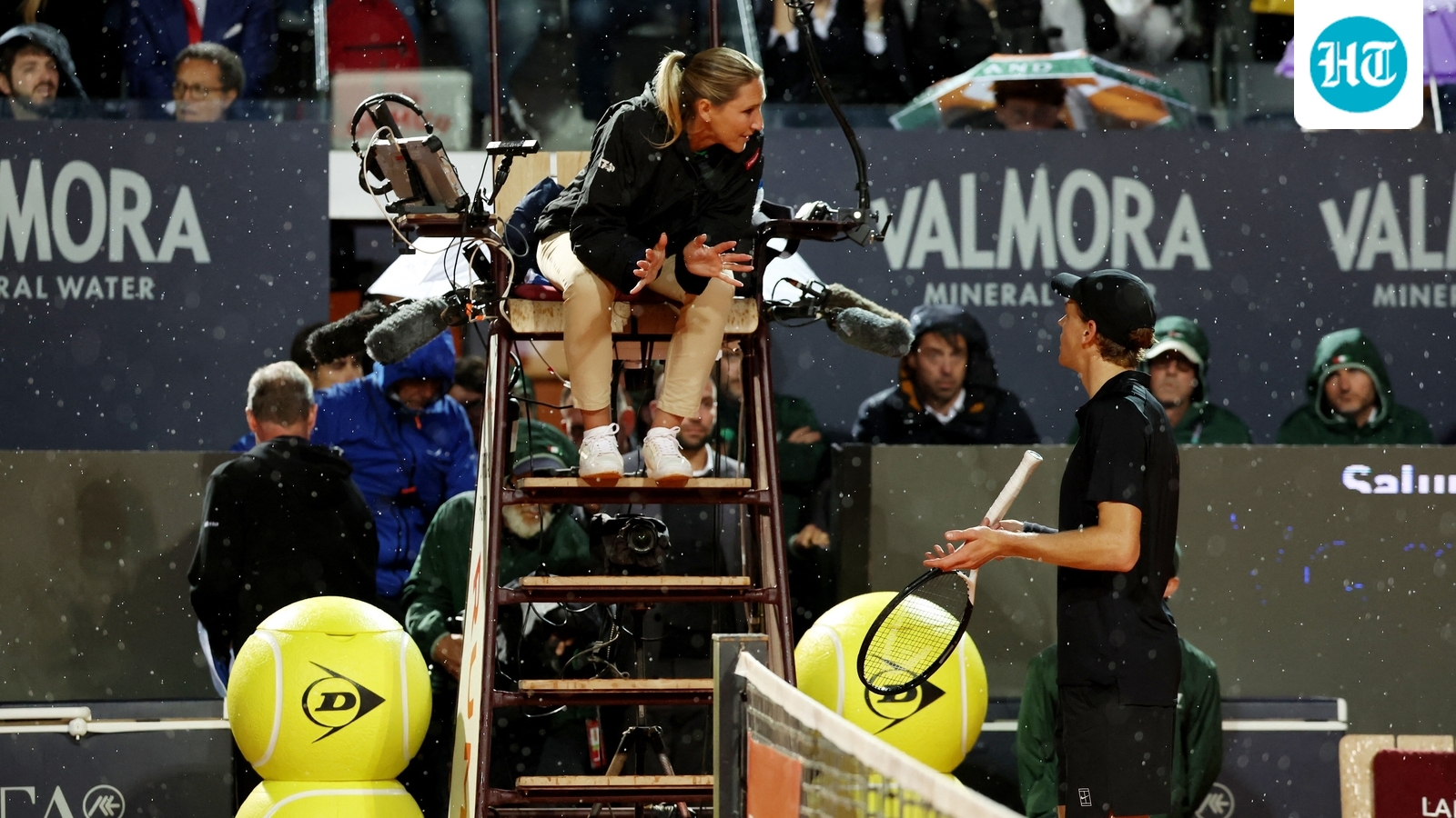 Why Jannik Sinner vs Medvedev semis was suspended. Heated exchange and then final call