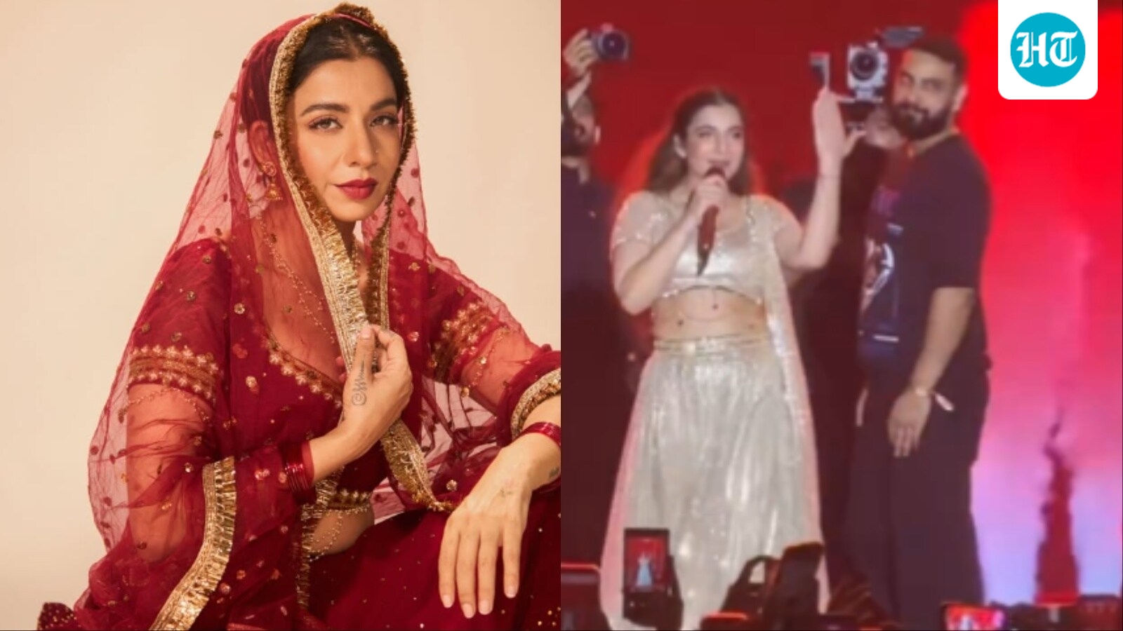 Dhurandhar singer Jasmine Sandlas announces engagement during Delhi concert, fiance joins her on stage. Watch