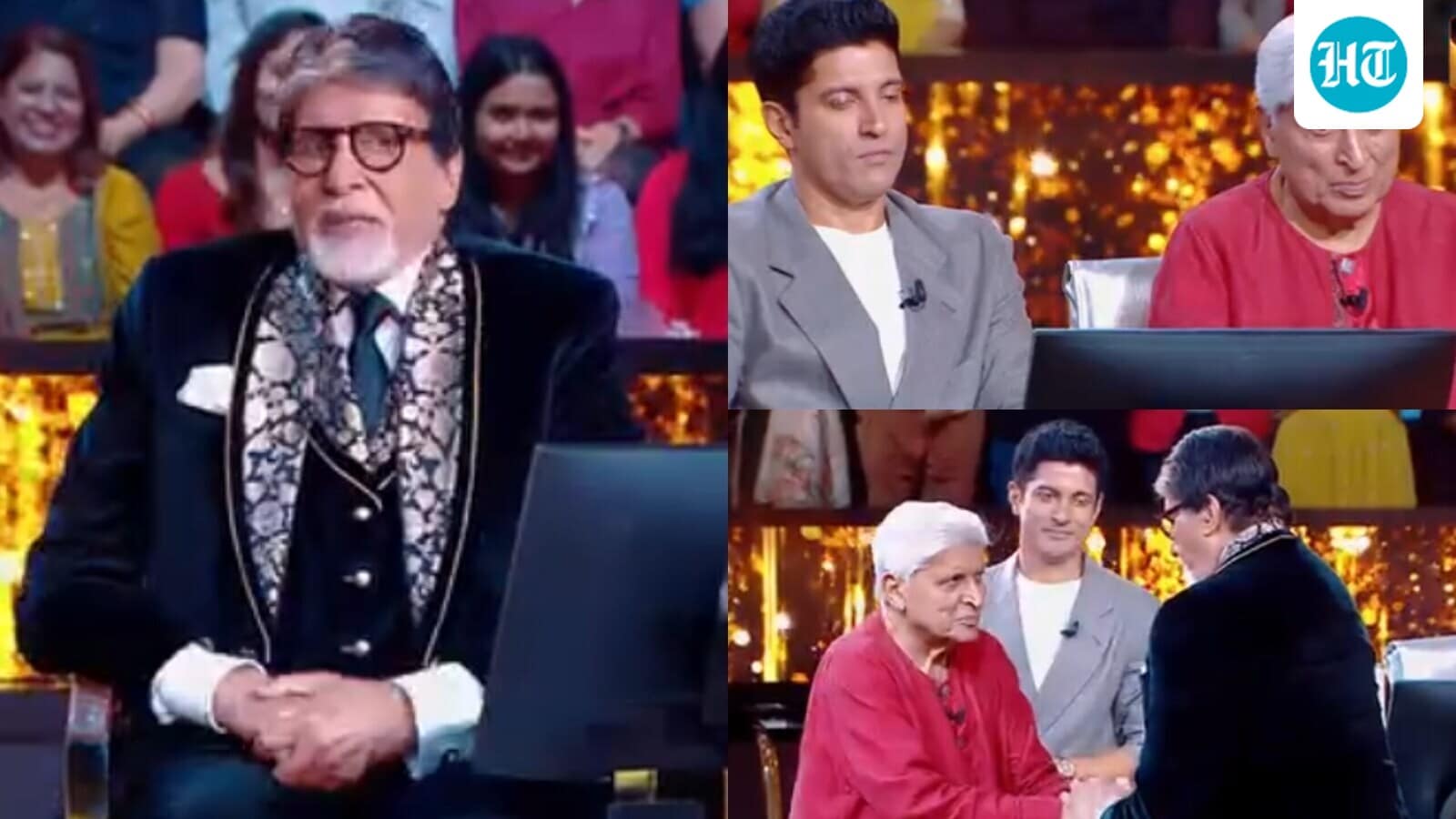 Amitabh Bachchan impresses Javed Akhtar as he recreates Zanjeer moment during Kaun Banega Crorepati 17. Watch