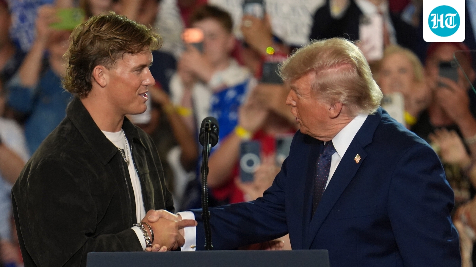 Fact check: No, Jaxson Dart didn't say ‘blue hairs don't watch NFL' at Trump rally; it's a fake quote