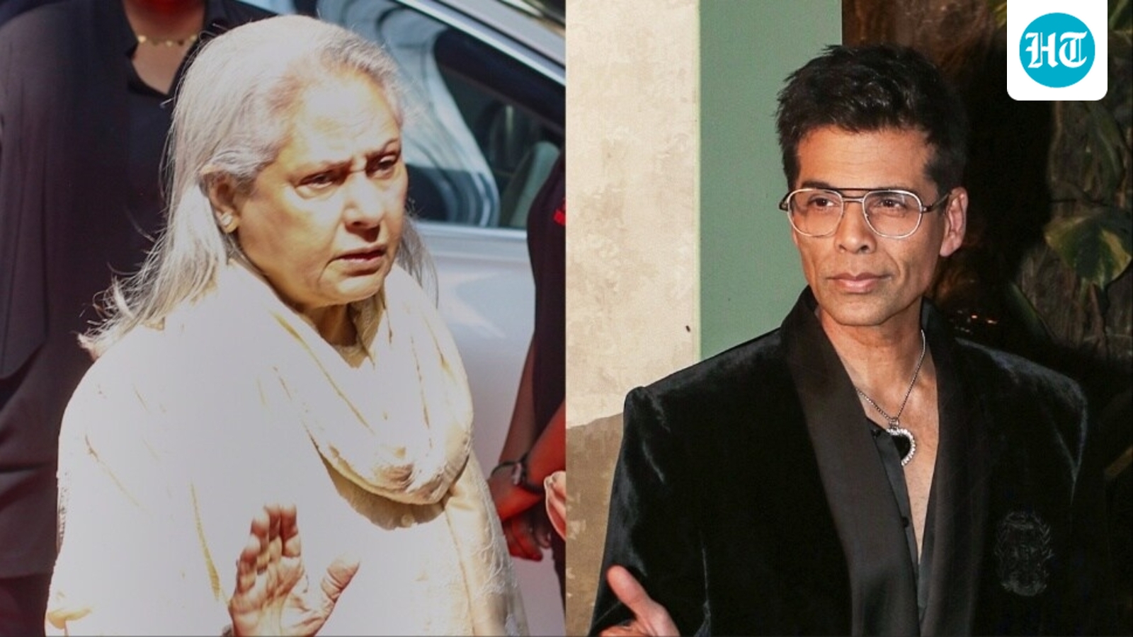 Paparazzi clicks pics as Jaya Bachchan, Karan Johar chat at Mumbai event; he later tells them 'mere wajah se mila photo'