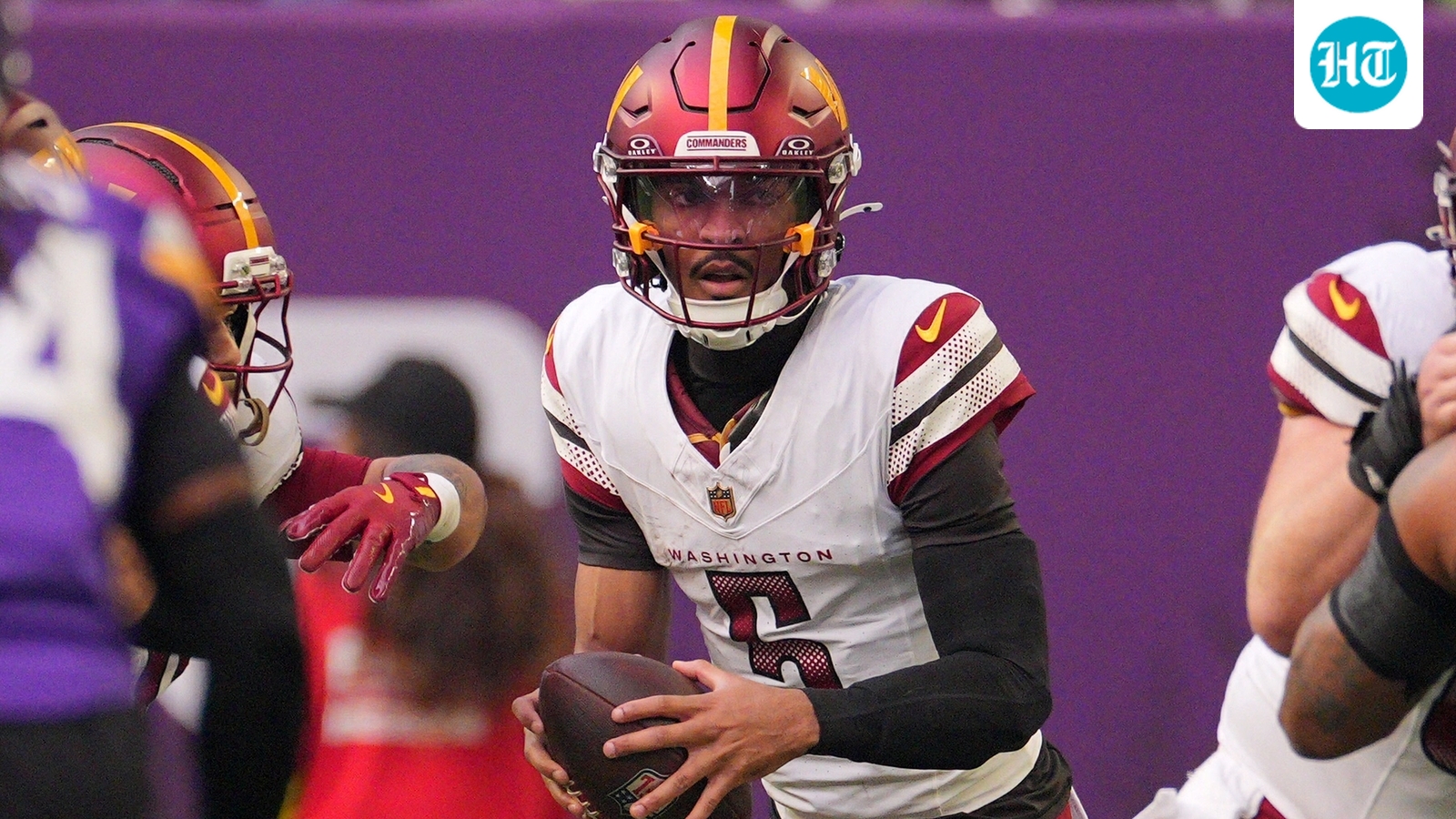 Why Jayden Daniels is not playing vs Eagles today. Commanders give latest injury update