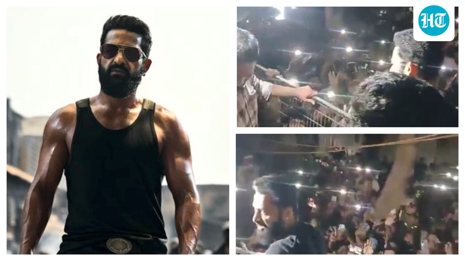 Jr NTR scolds security team for misbehaving with fans during birthday gathering outside his residence in Hyderabad