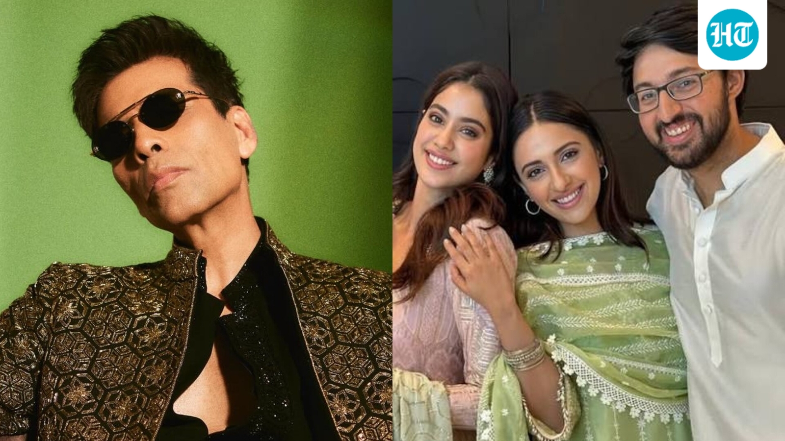 Karan Johar recreates Salman Khan's towel dance; Janhvi Kapoor does 'Shava Shava' at Akansha Ranjan Kapoor's sangeet