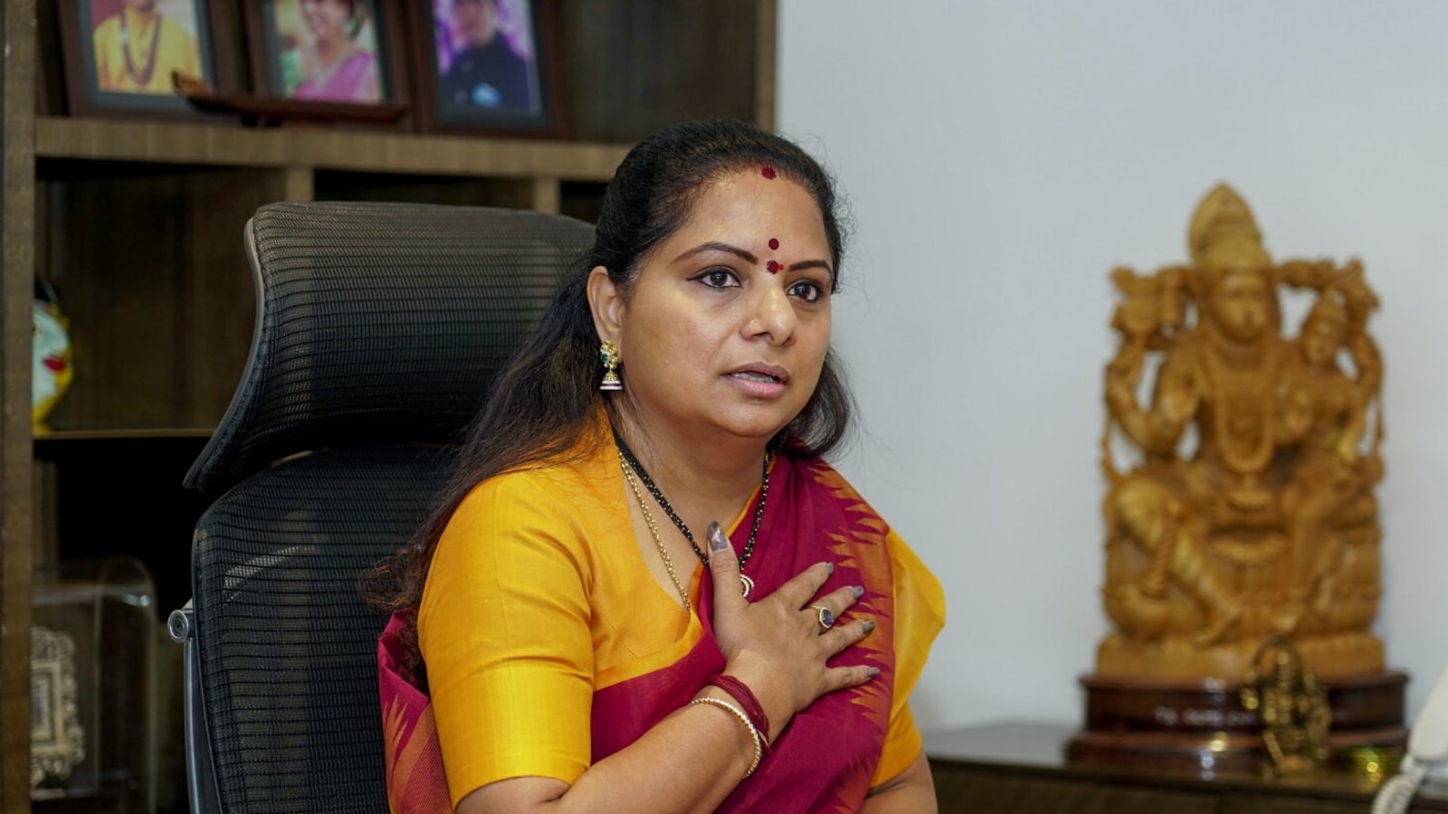 Telangana: K Kavitha supporters protest her suspension, BJP, Congress say it's a ‘drama’