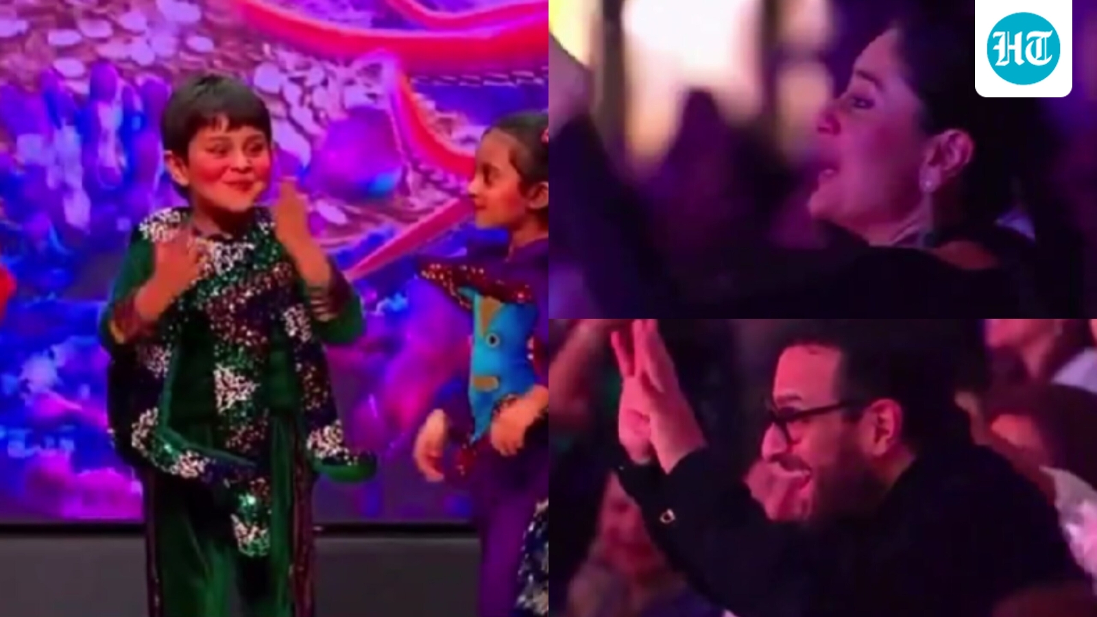 Kareena Kapoor blows kisses, Saif Ali Khan cheers in excitement at Jeh's annual day; son's reaction is unmissable