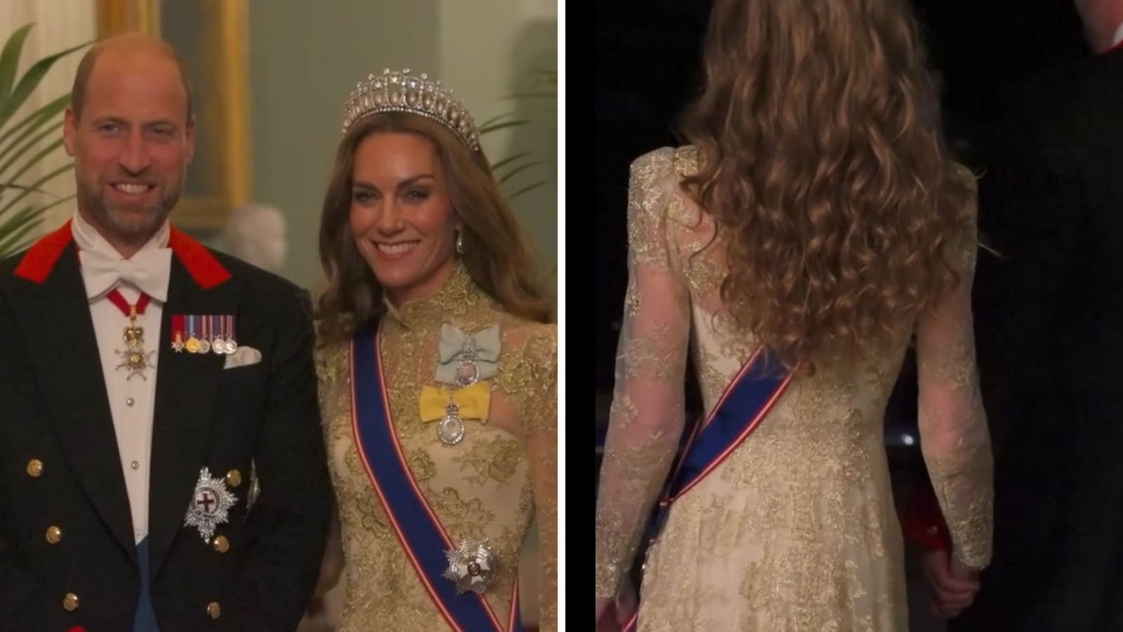 Kate Middleton and Prince William’s rare photo: Royal couple hold hands at state banquet