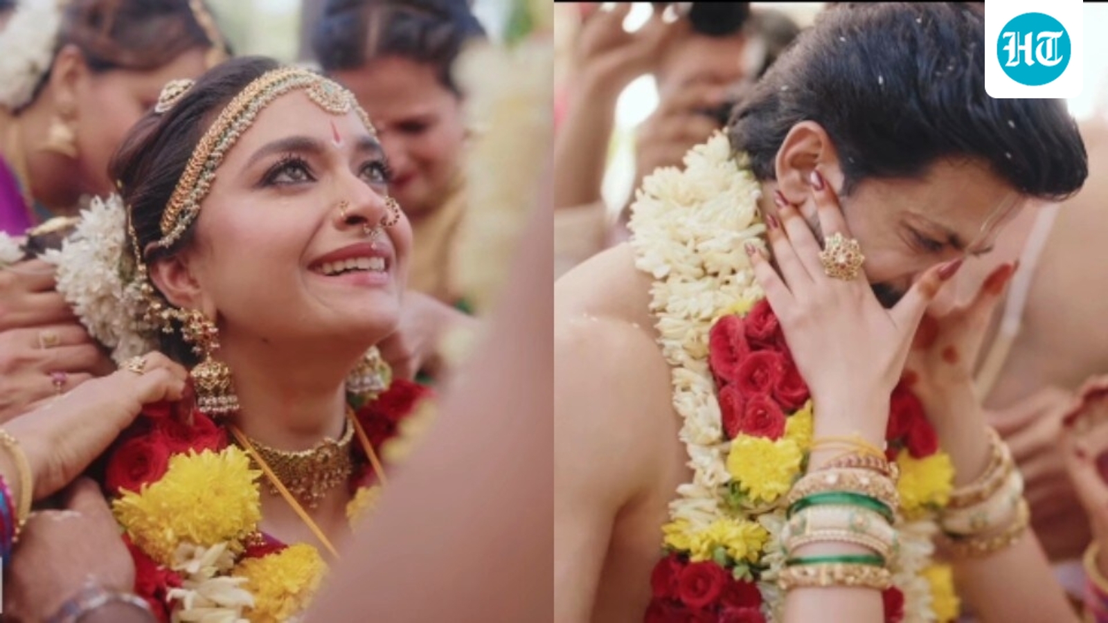 Keerthy Suresh can't wait to kiss Antony Thattil in sweet wedding video posted on 1st anniversary