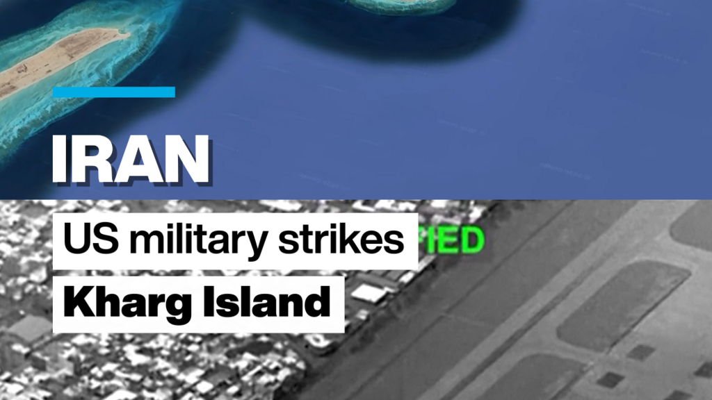 Why did the US military bomb the strategic Iranian island of Kharg?
