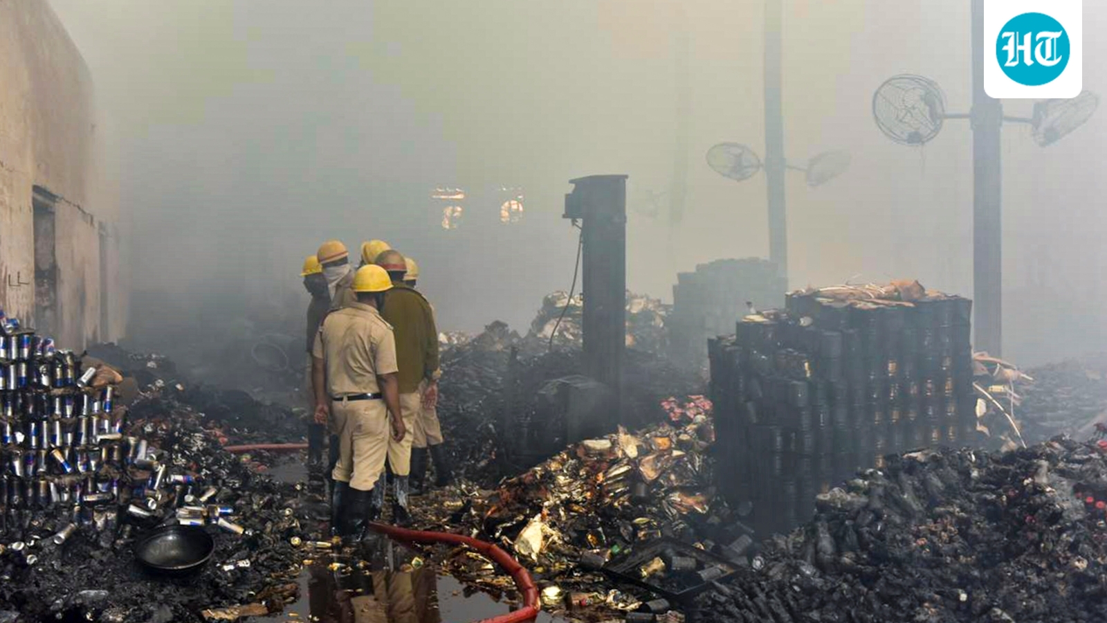 Warehouses gutted in Bengal’s Nazirabad fire were illegally built on wetlands: Panchayat official