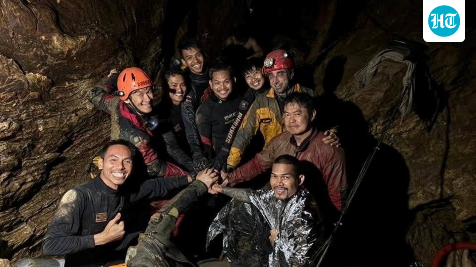 Four Laos villagers return home to tearful family reunion after being stranded in flooded cave for 10 days | WATCH