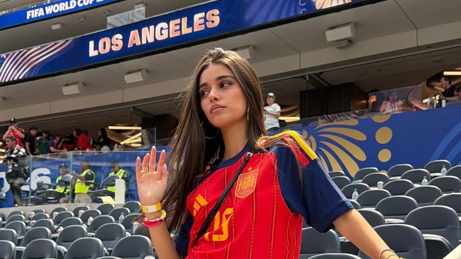 Lamine Yamal's girlfriend shares heartfelt support from the stadium ahead of Spain vs Belgium World Cup quarterfinal