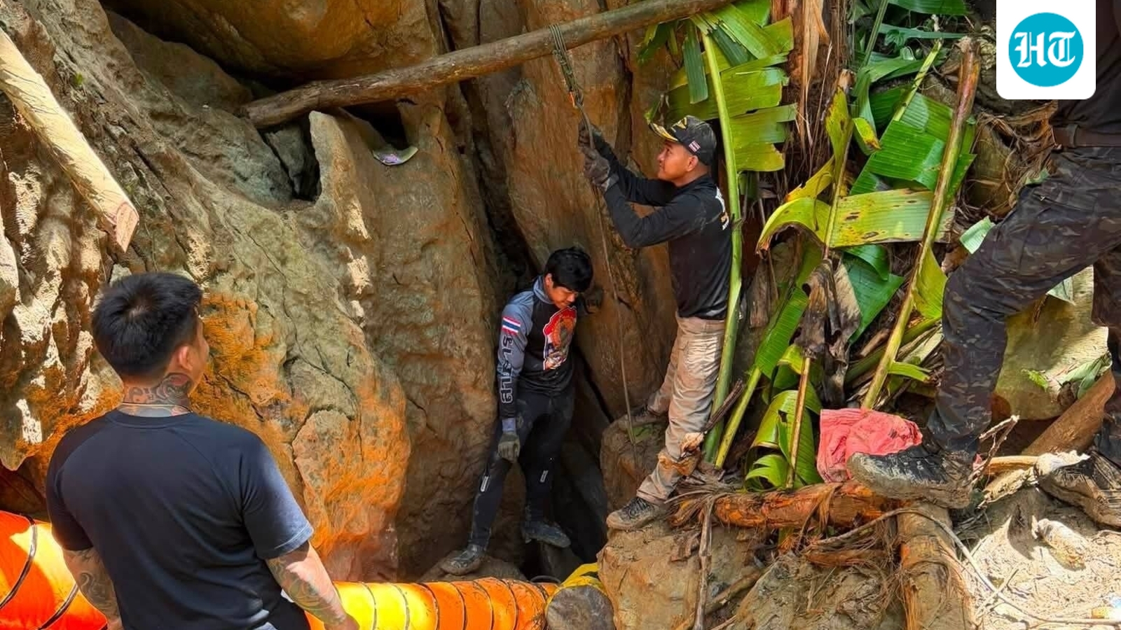 Narrow exit, flash floods: Rescuers race to save 7 trapped in Laos cave since last week