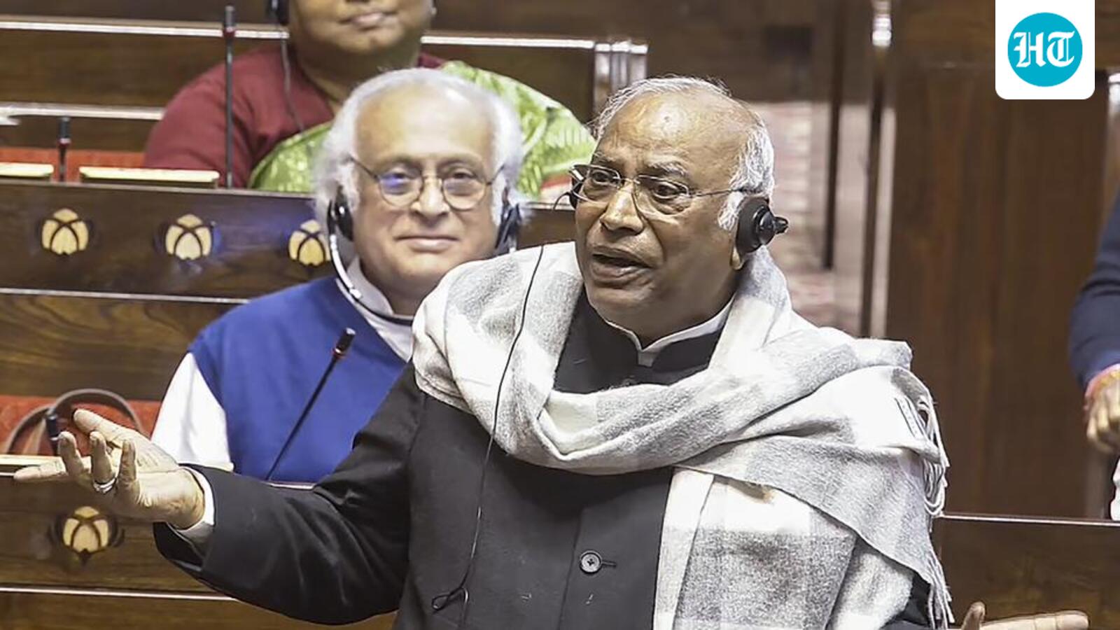 Rajya Sabha uproar as Kharge objects to Rahul Gandhi being stopped from speaking