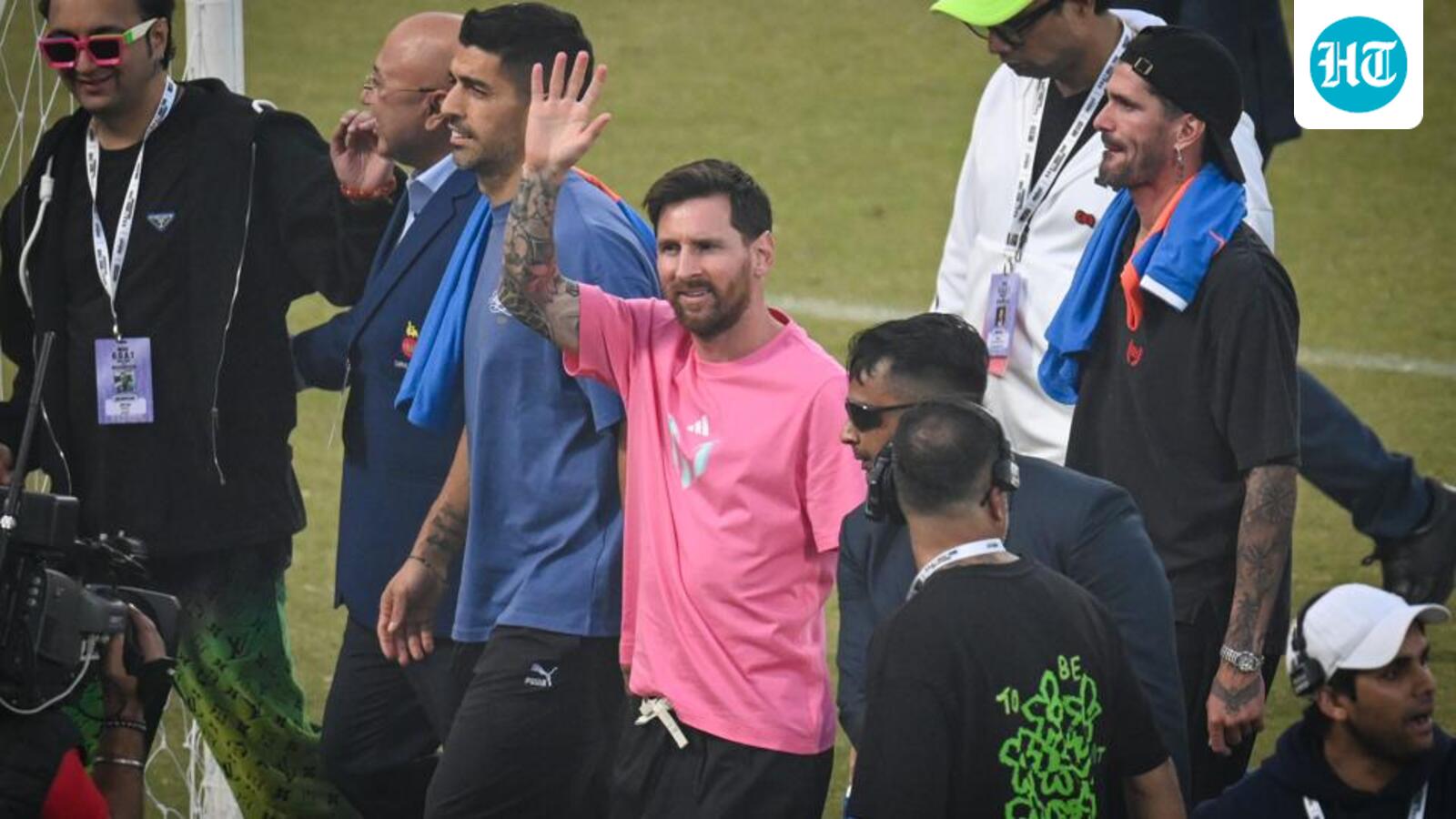 For Messi, mere showing up is showering happiness