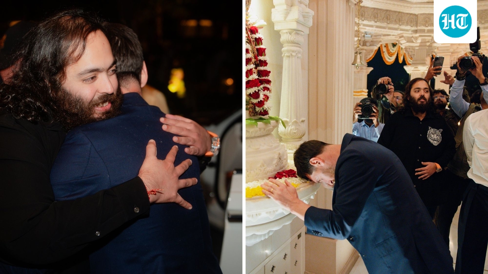 Lionel Messi hugs Anant Ambani, performs traditional rituals during Vantara visit