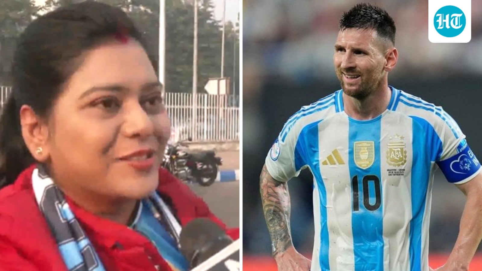 Lionel Messi ‘superfans’ cancel honeymoon to meet GOAT footballer in Kolkata. Watch