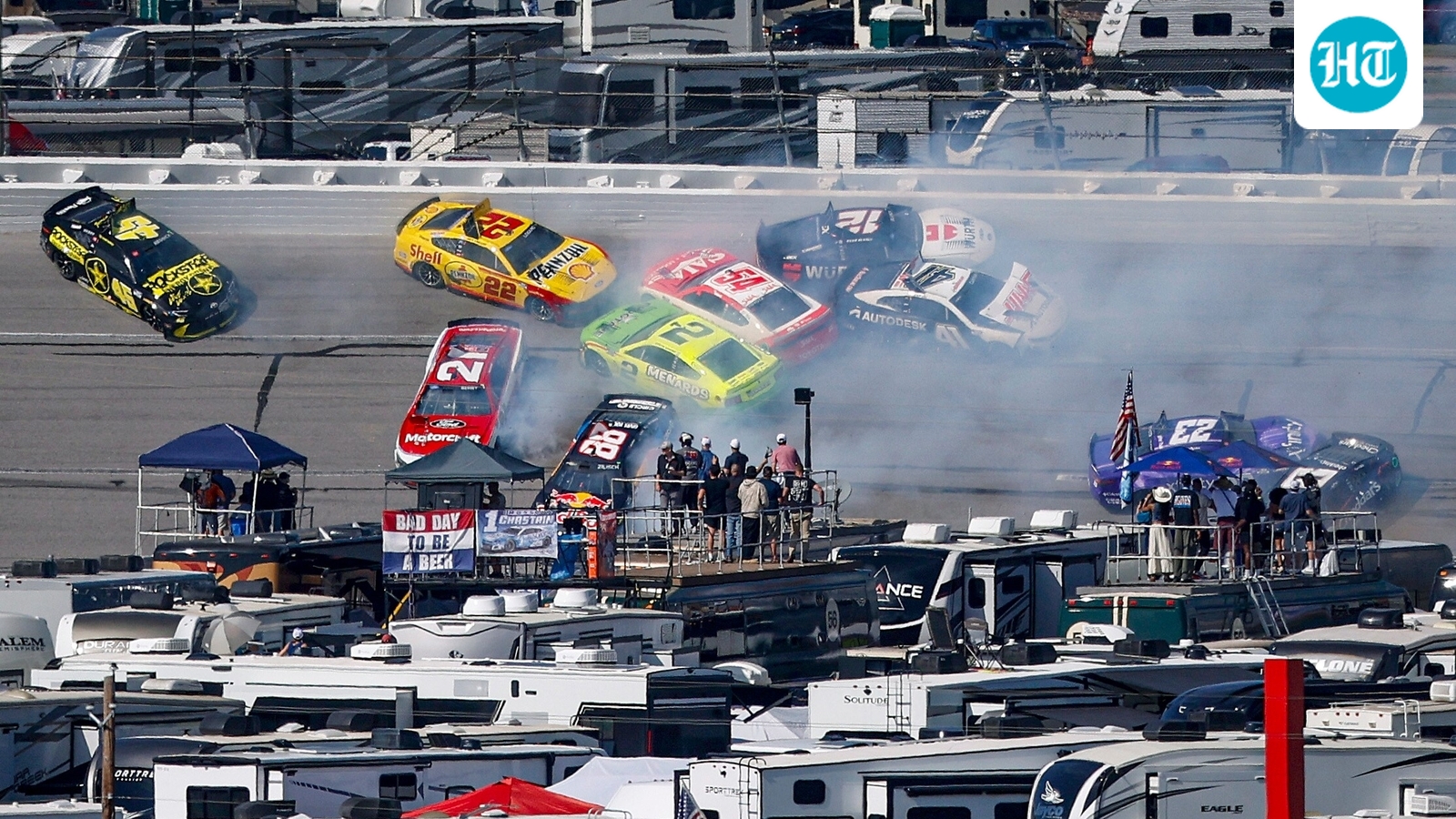 Talladega NASCAR crash: Bubba Wallace gives first reaction after ‘Big One’ pile-up; ‘unfortunate…’