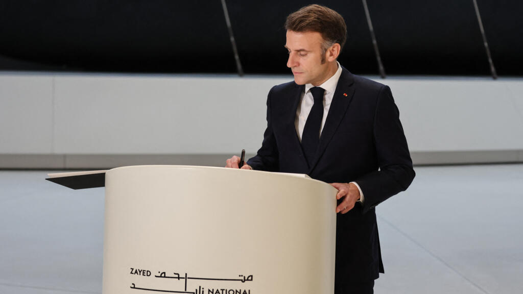 Live: Macron addresses French troops on visit to the United Arab Emirates