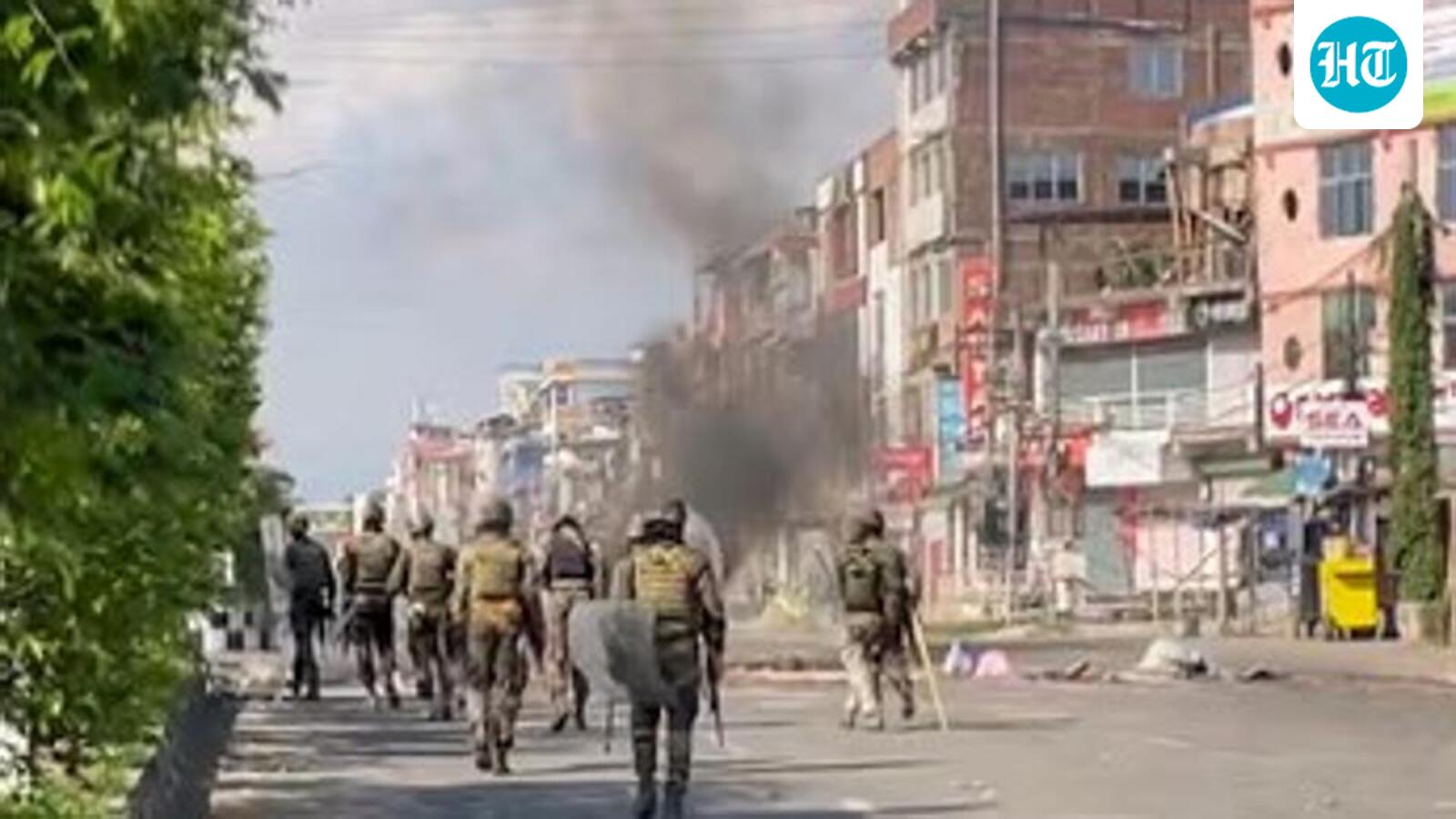 Protesters torch vehicle in Imphal East as tensions escalate in Manipur