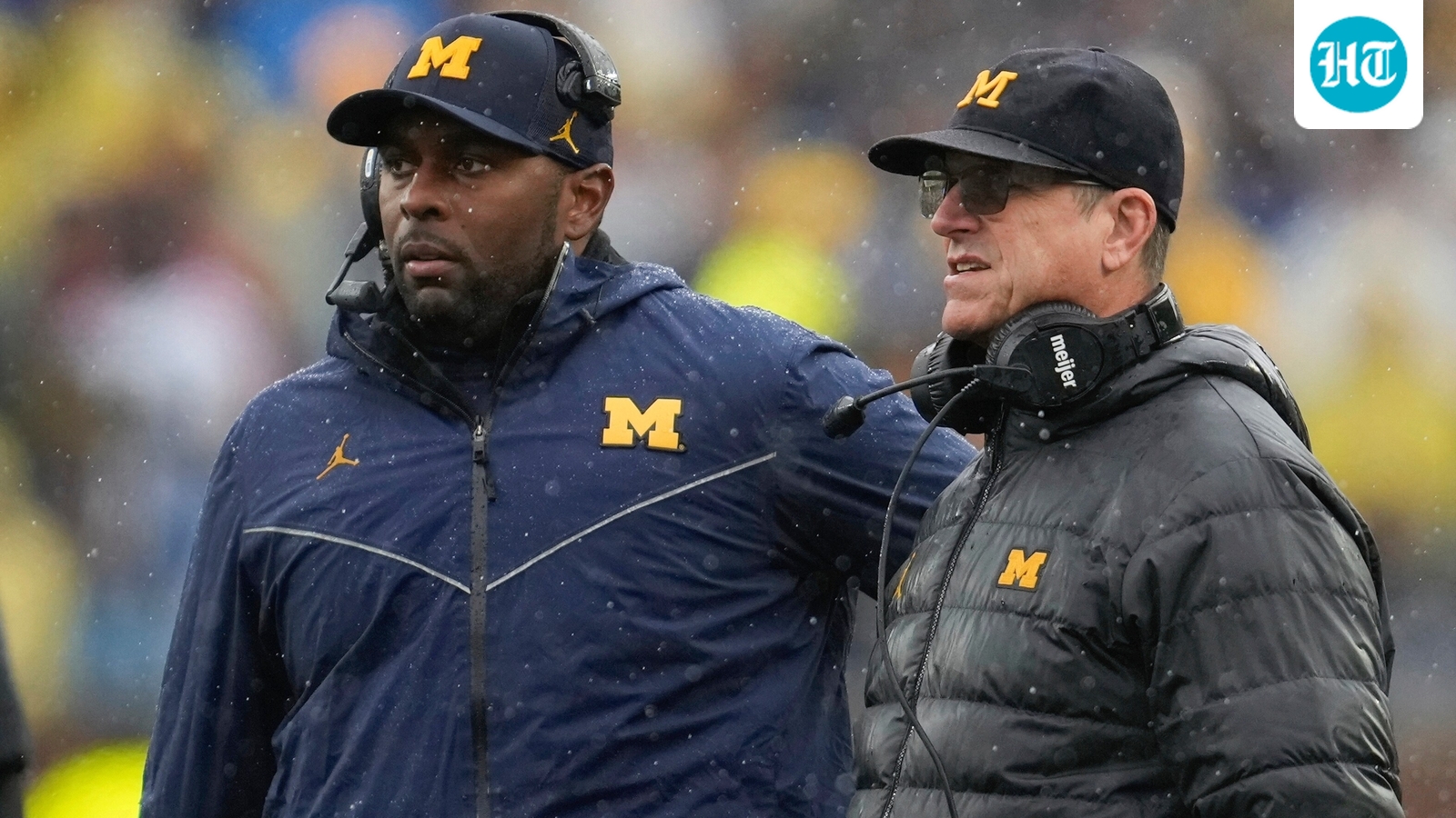 Jim Harbaugh gives 4-word reaction to Sherrone Moore-Paige Shiver saga; ‘processing that’