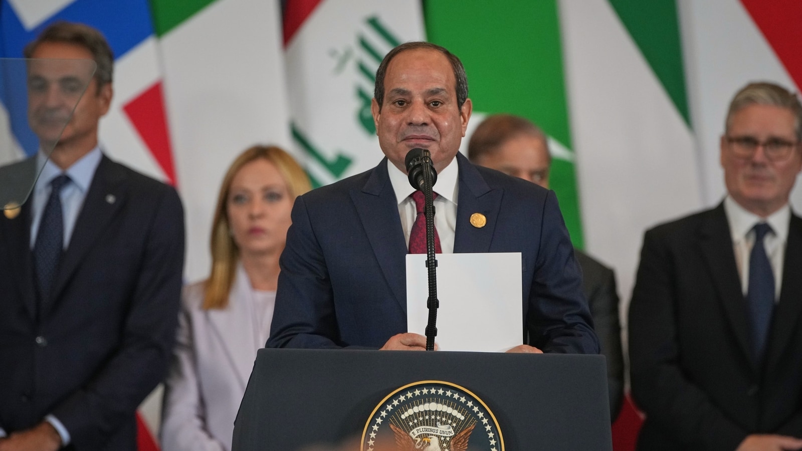 Egyptian president says Trump's Mideast proposal is 'last chance' for peace in the region