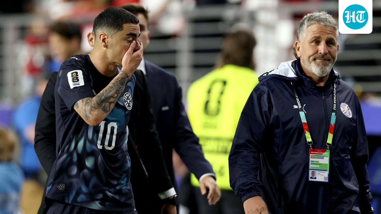 Paraguay's Miguel Almiron becomes first-ever player to be red-carded at FIFA World Cup for covering his mouth