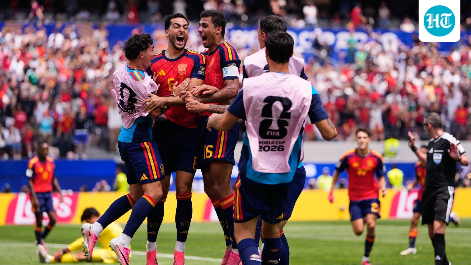 Mikel Merino's late winner sends Spain past Belgium 2-1 into first World Cup semifinal since 2010