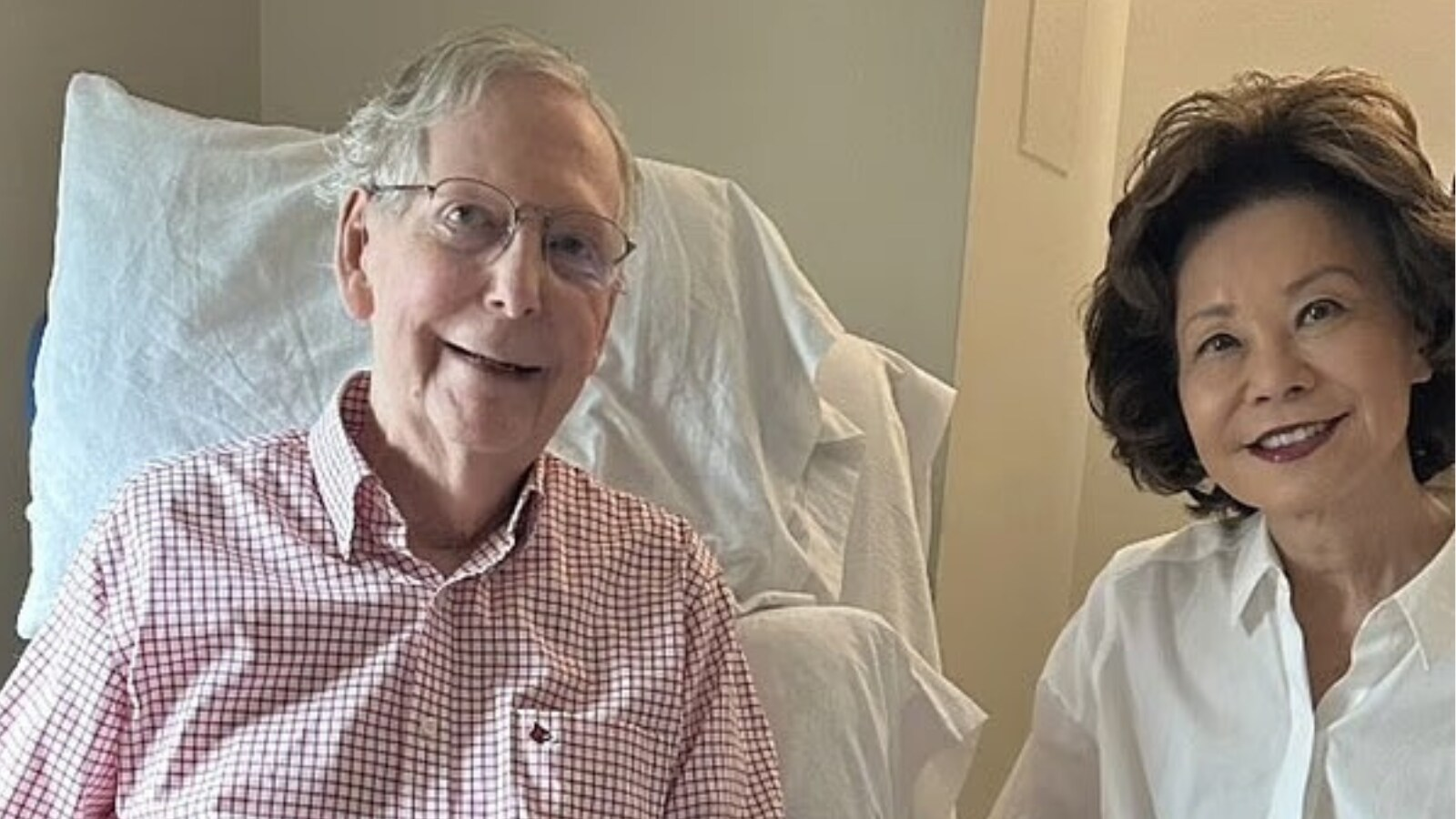Mitch McConnell gives health update, shares photo from hospital; 'Was briefly unconscious, had mild pneumonia'