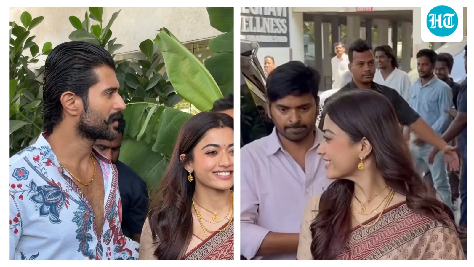 Rashmika Mandanna wears mangalsutra and sindoor, walks hand in hand with husband Vijay Deverakonda. Watch