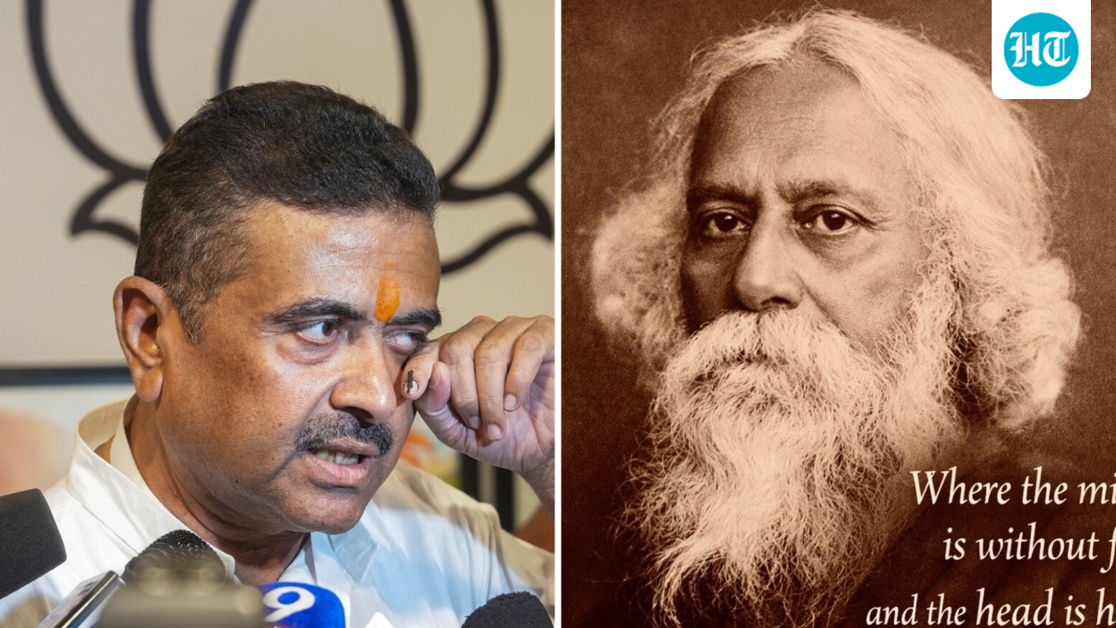 Ahead of Suvendu oath, TMC alleges Rabindra Jayanti event denied: ‘Can’t rip out Tagore from Bengal’