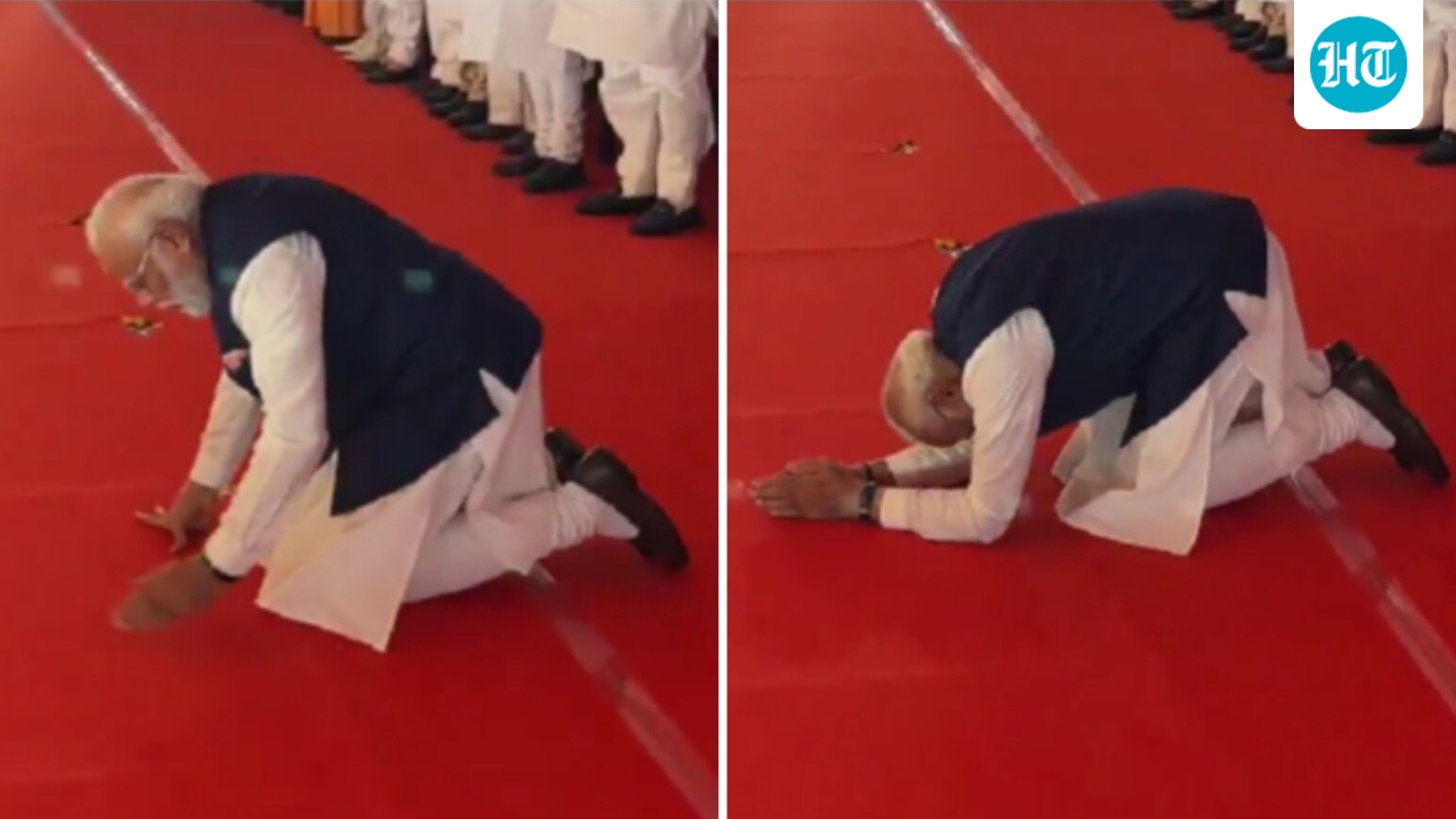 PM Modi bows to crowd at Bengal BJP government swearing-in: ‘People’s blessings are the truest’