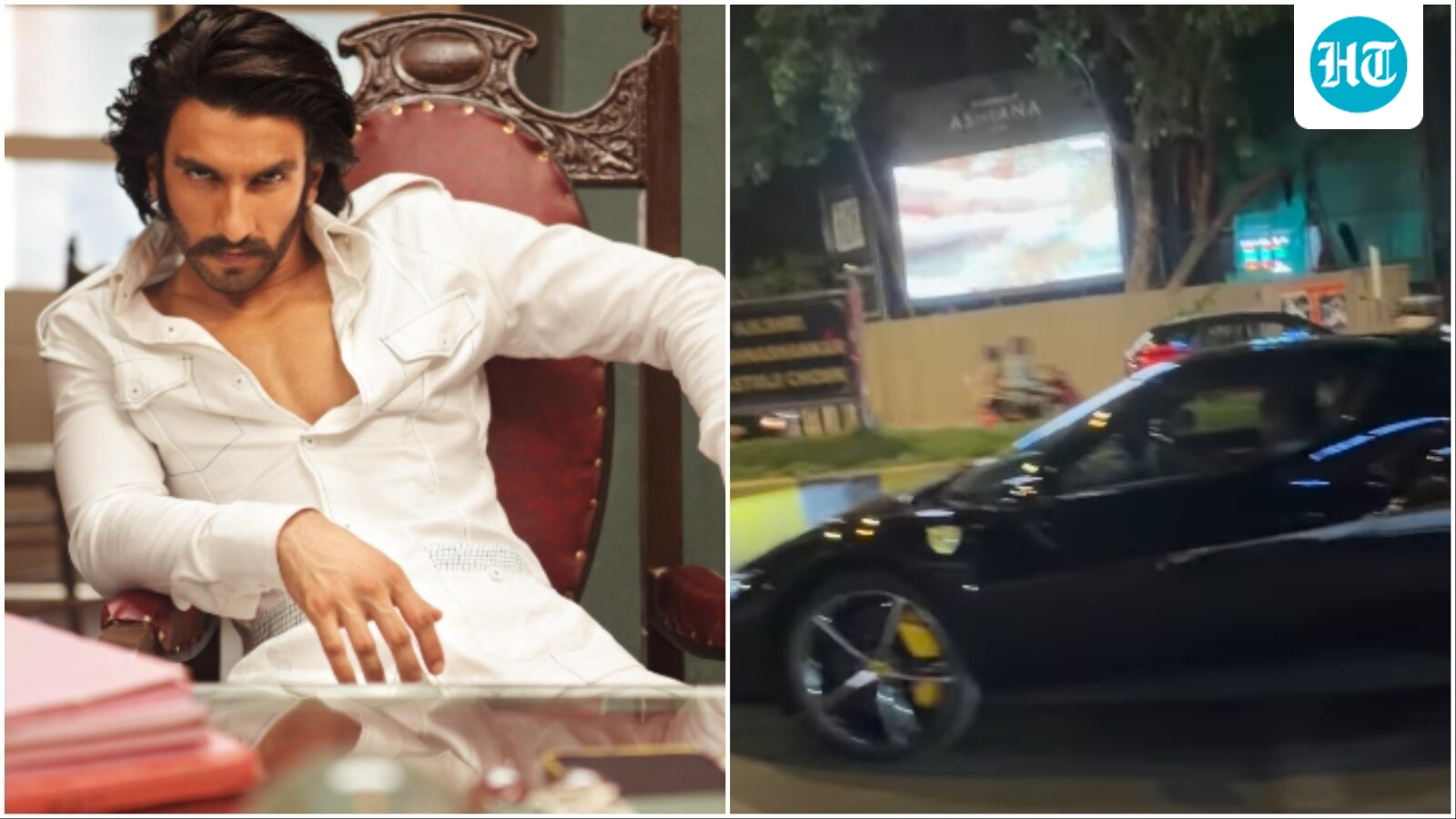 Ranveer Singh takes his  ₹6.36 crore Ferrari 296 GTB for a spin amid Don 3 controversy