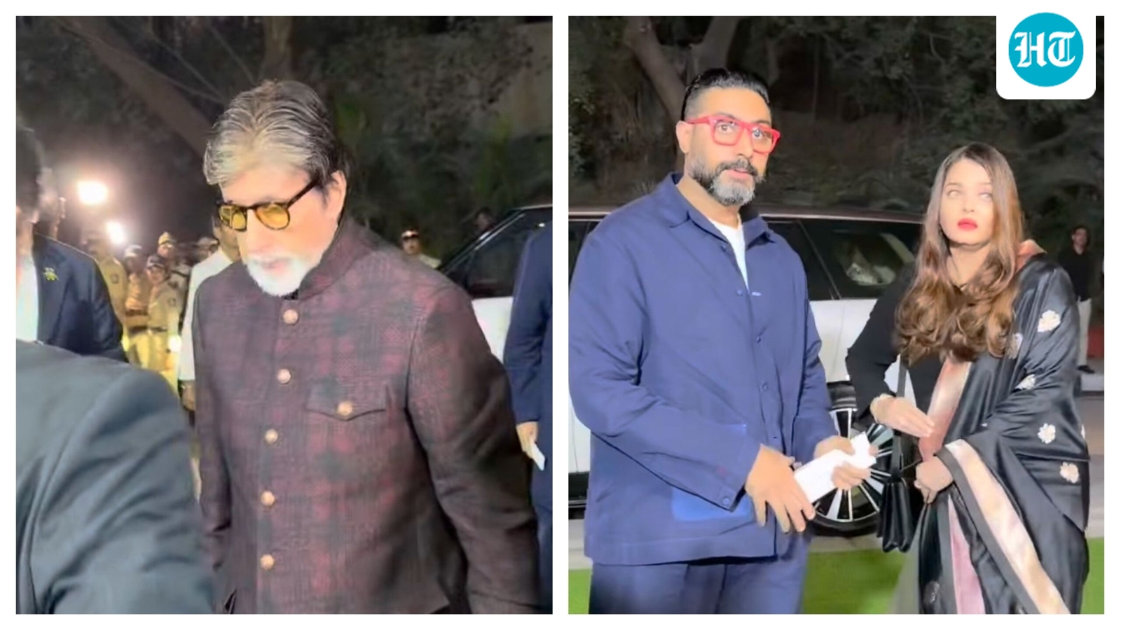 Amitabh Bachchan, Abhishek Bachchan and Aishwarya Rai attend Aaradhya’s school annual day function together. Watch